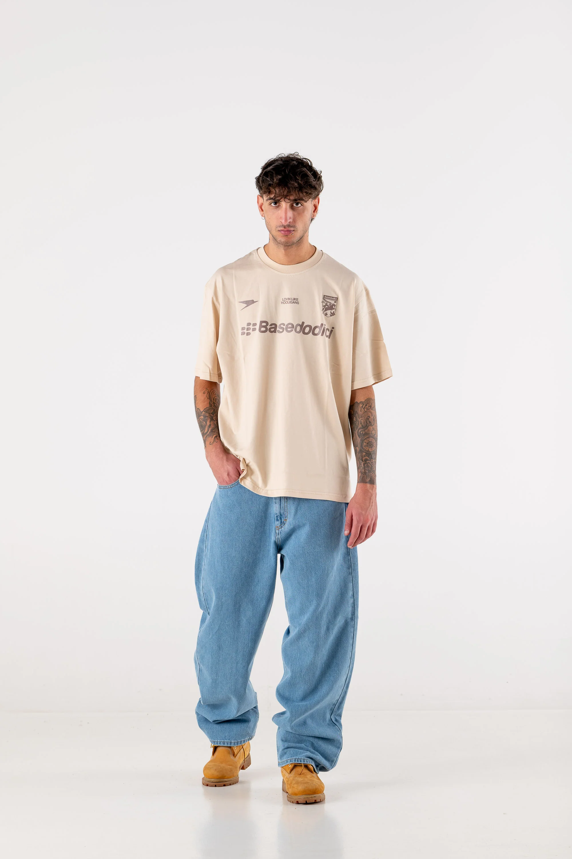T-Shirt "DE LA RUE À LA RUE" Club Beige - Image 10