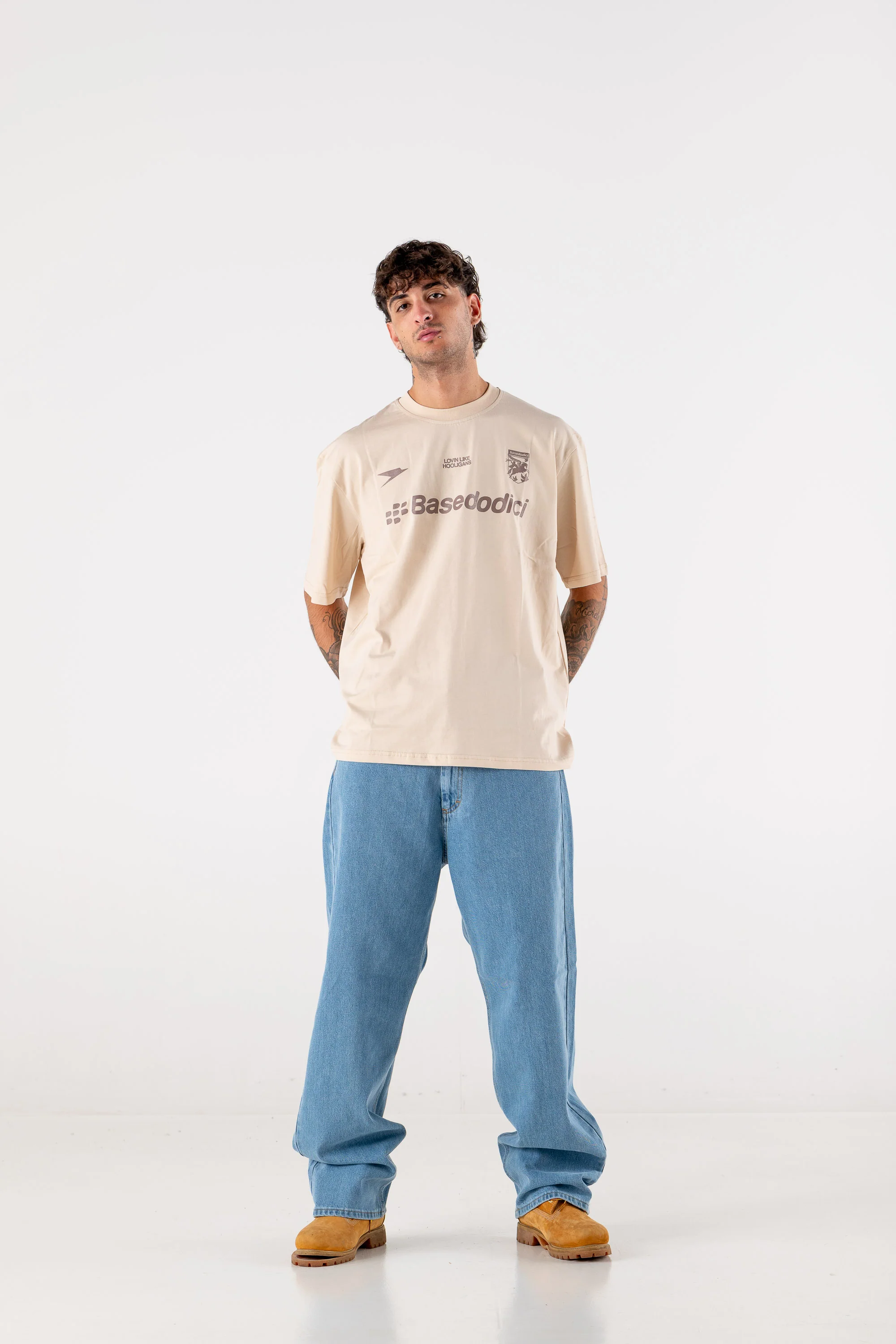 T-Shirt "DE LA RUE À LA RUE" Club Beige - Image 11