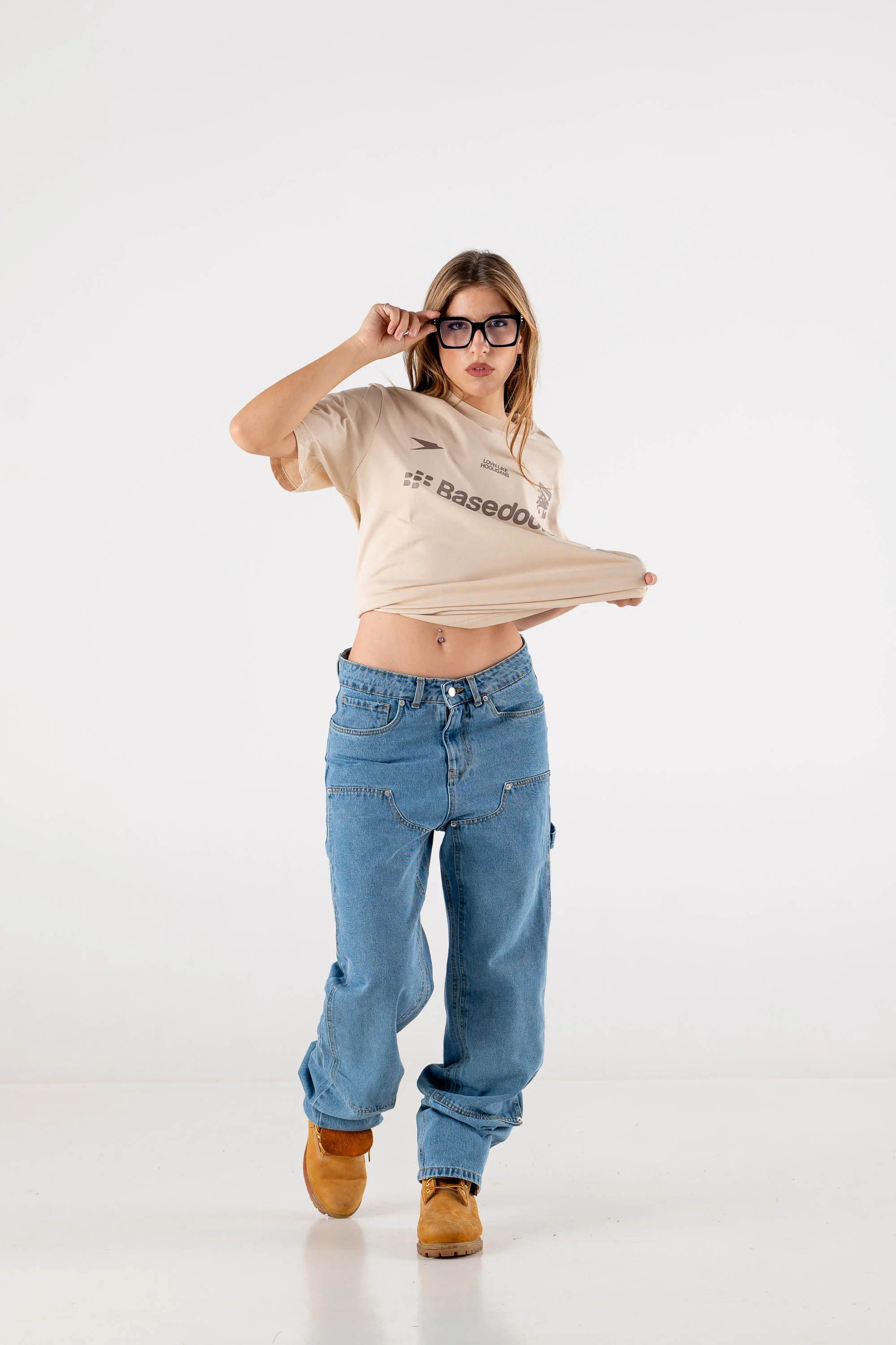 T-Shirt "DE LA RUE À LA RUE" Club Beige - Image 3