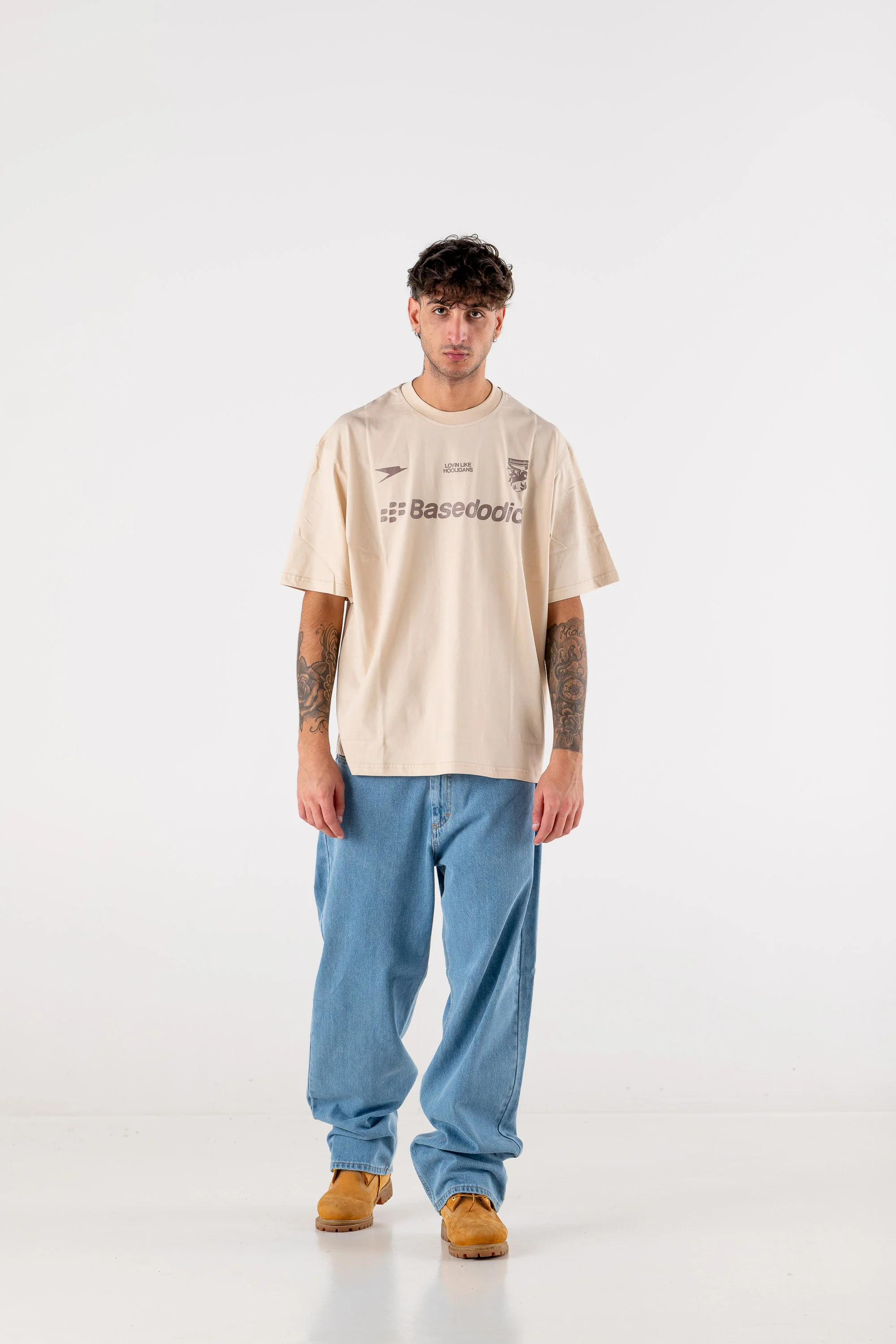 T-Shirt "DE LA RUE À LA RUE" Club Beige - Image 5