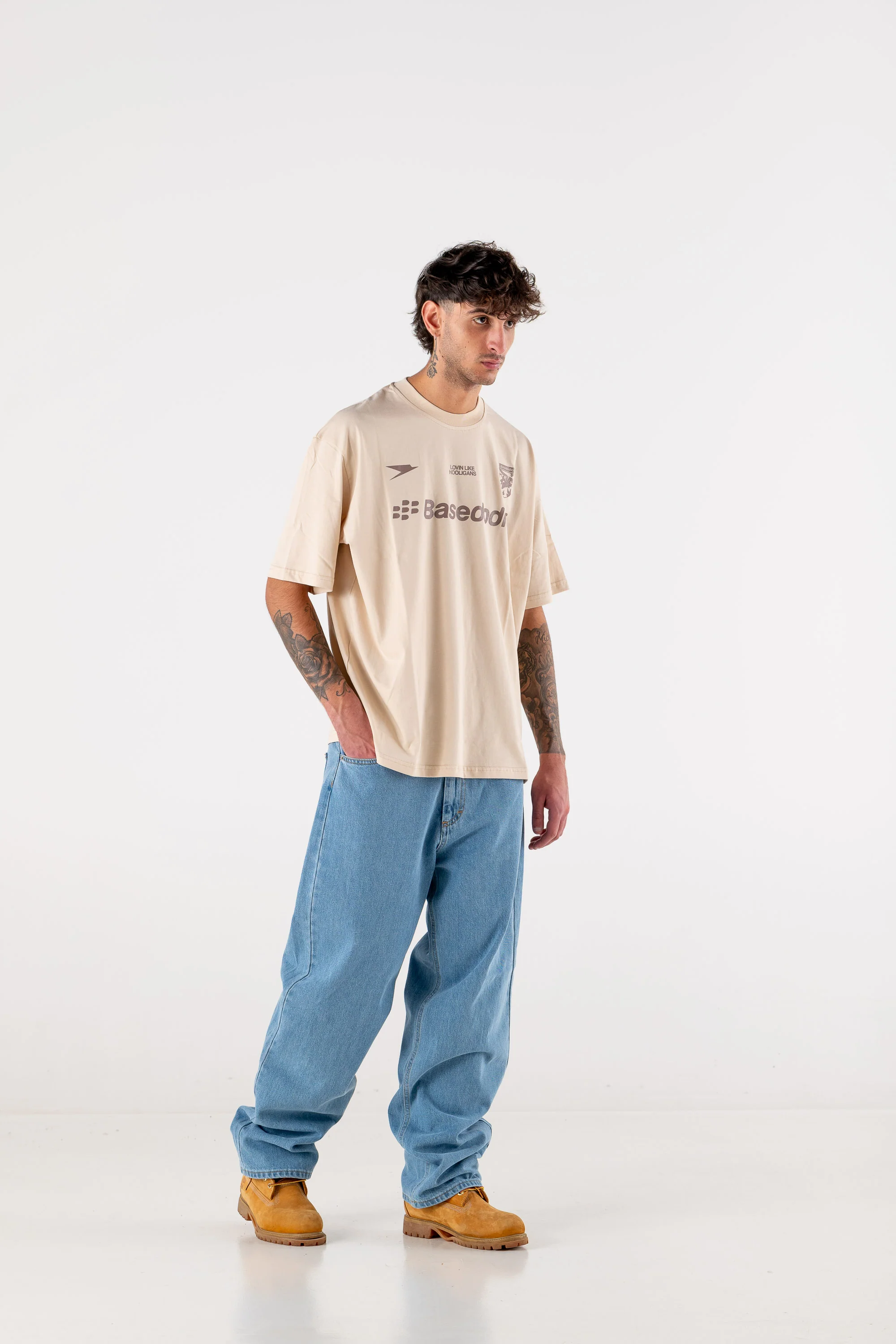 T-Shirt "DE LA RUE À LA RUE" Club Beige - Image 6