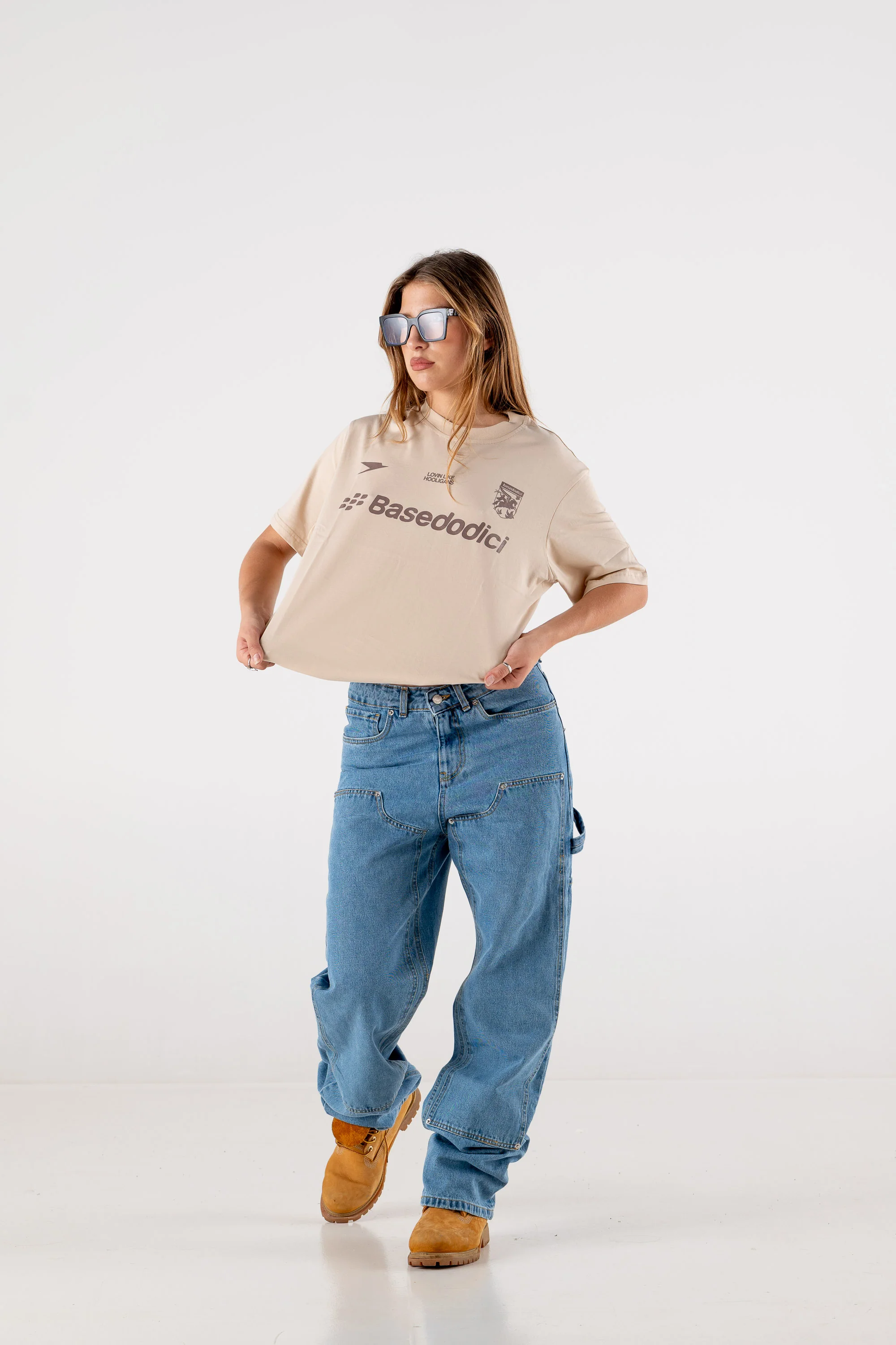 T-Shirt "DE LA RUE À LA RUE" Club Beige - Image 8