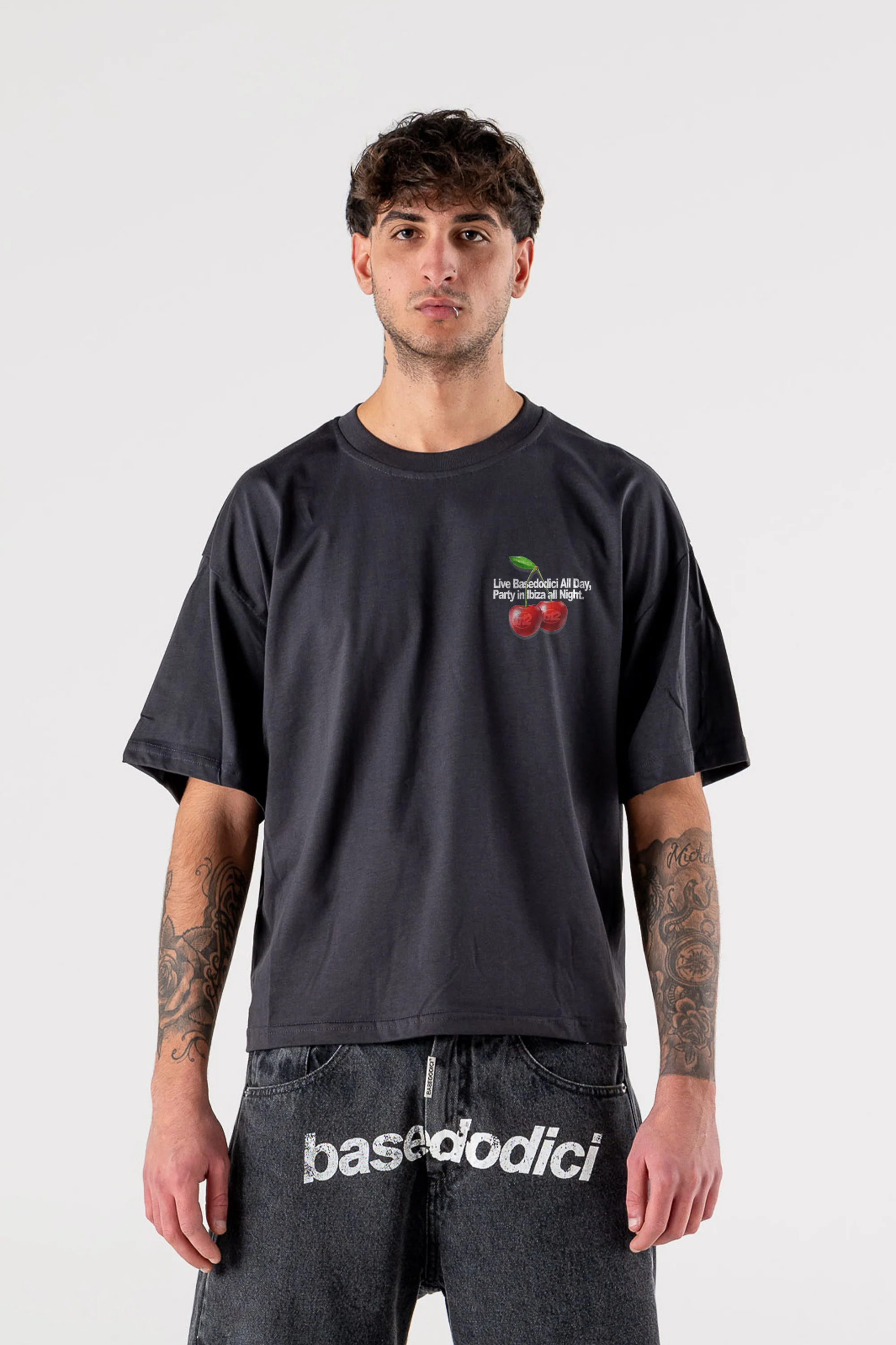 T-Shirt "IBIZA" Cherry Black - Image 3