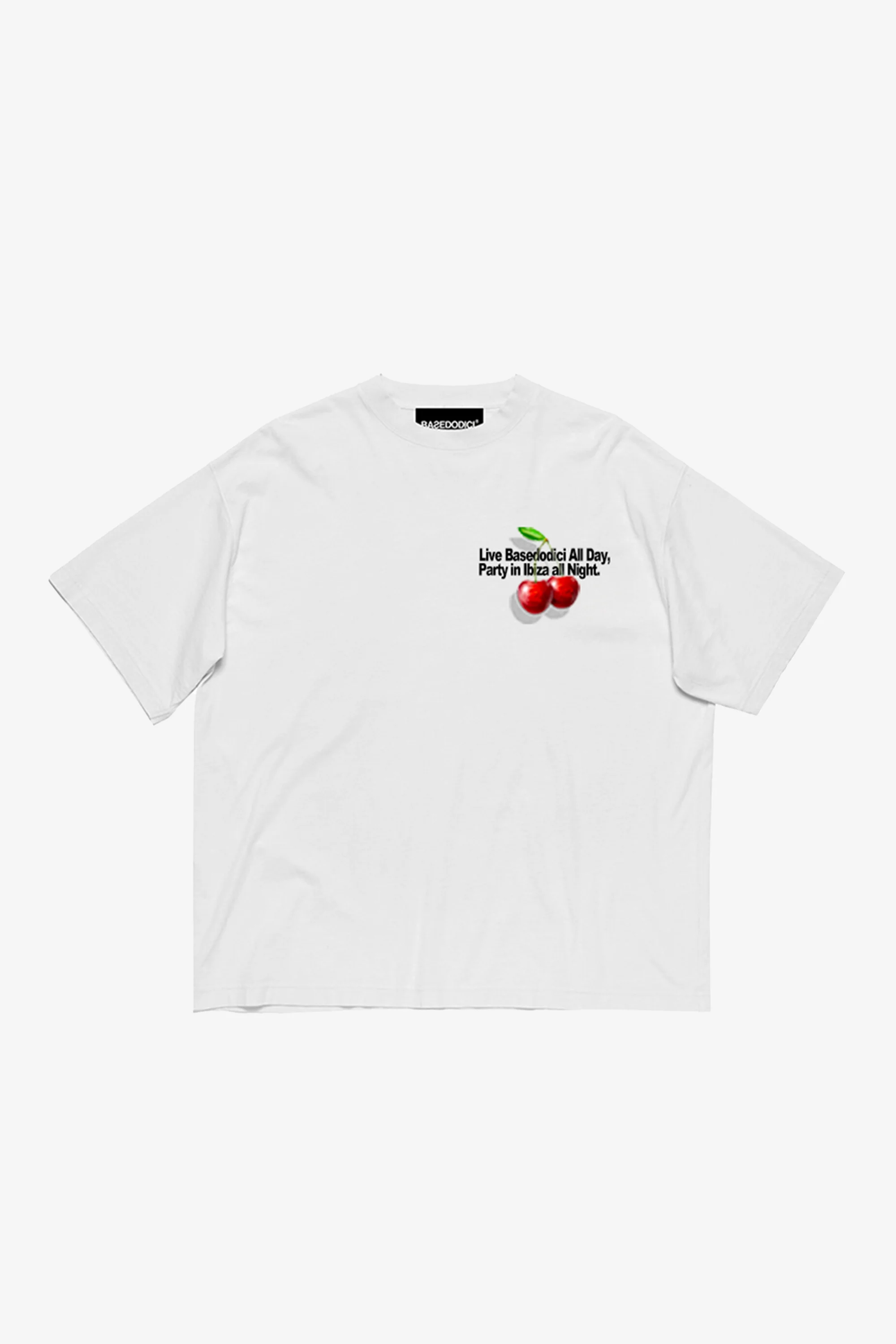 T-Shirt "IBIZA" Cherry White - Image 6