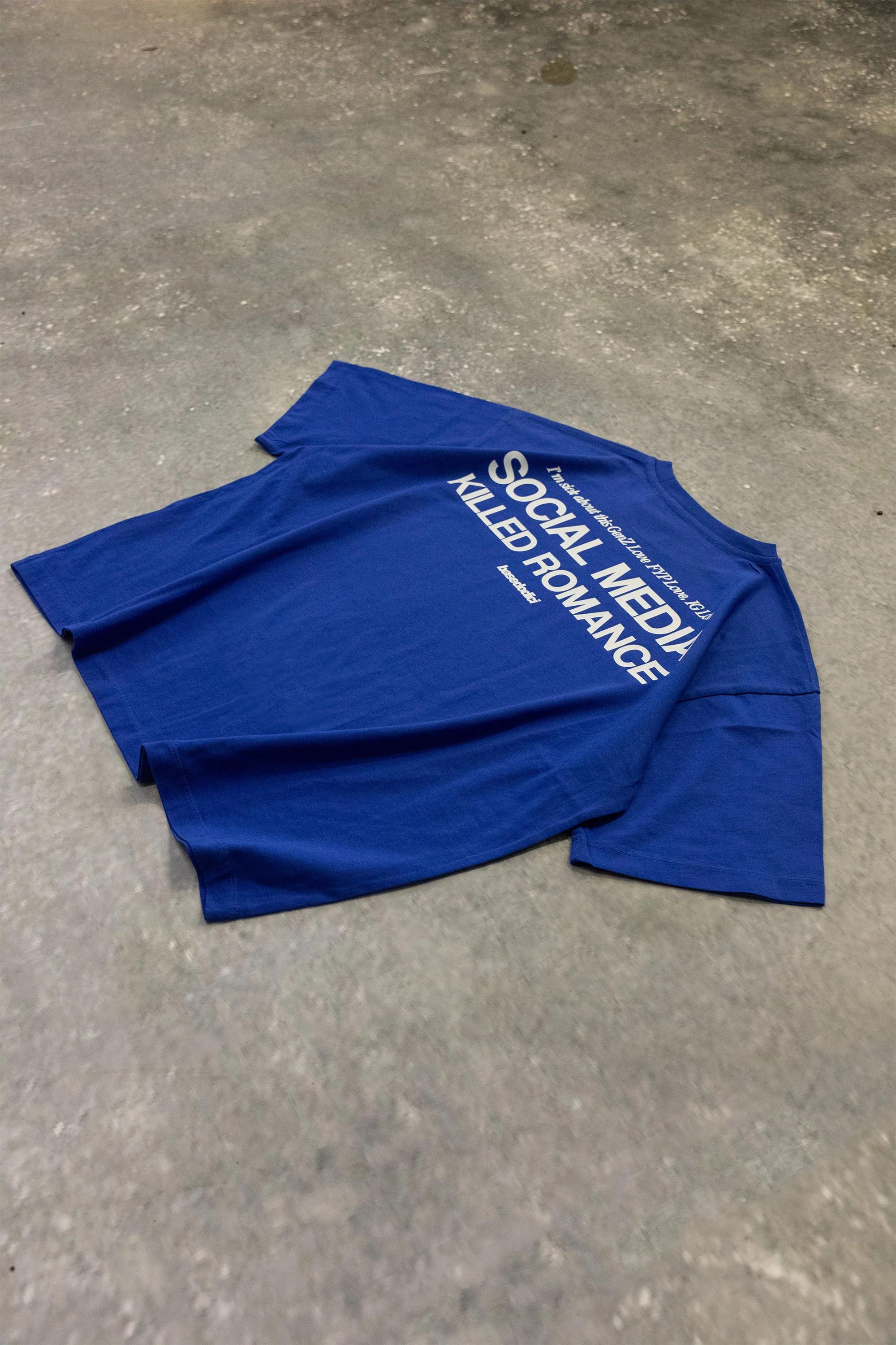 T-Shirt "KILLED ROMANCE" Blue - Image 4