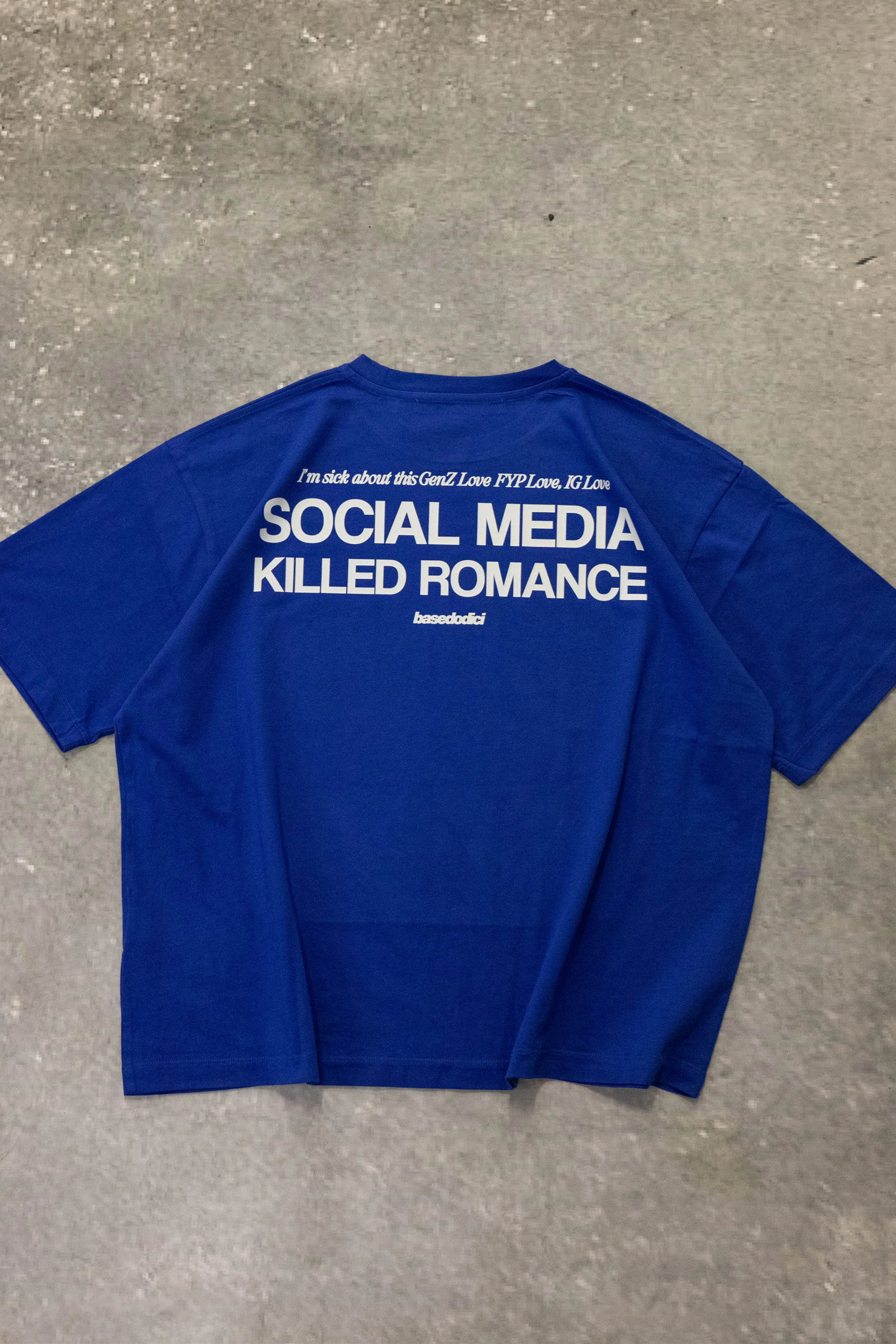 T-Shirt "KILLED ROMANCE" Blue - Image 9