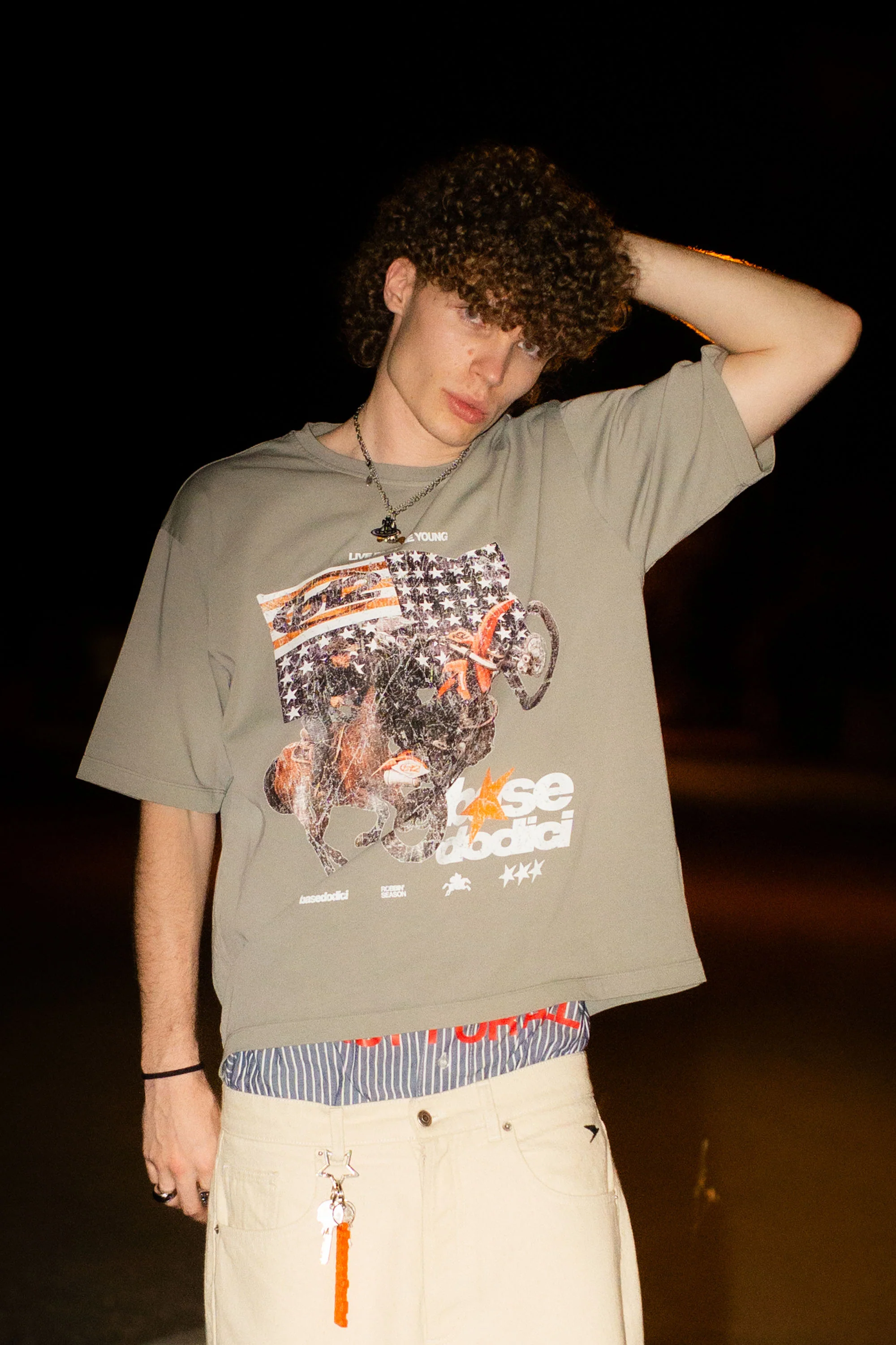T-Shirt “LIVE FAST” Furious Grey - Image 2