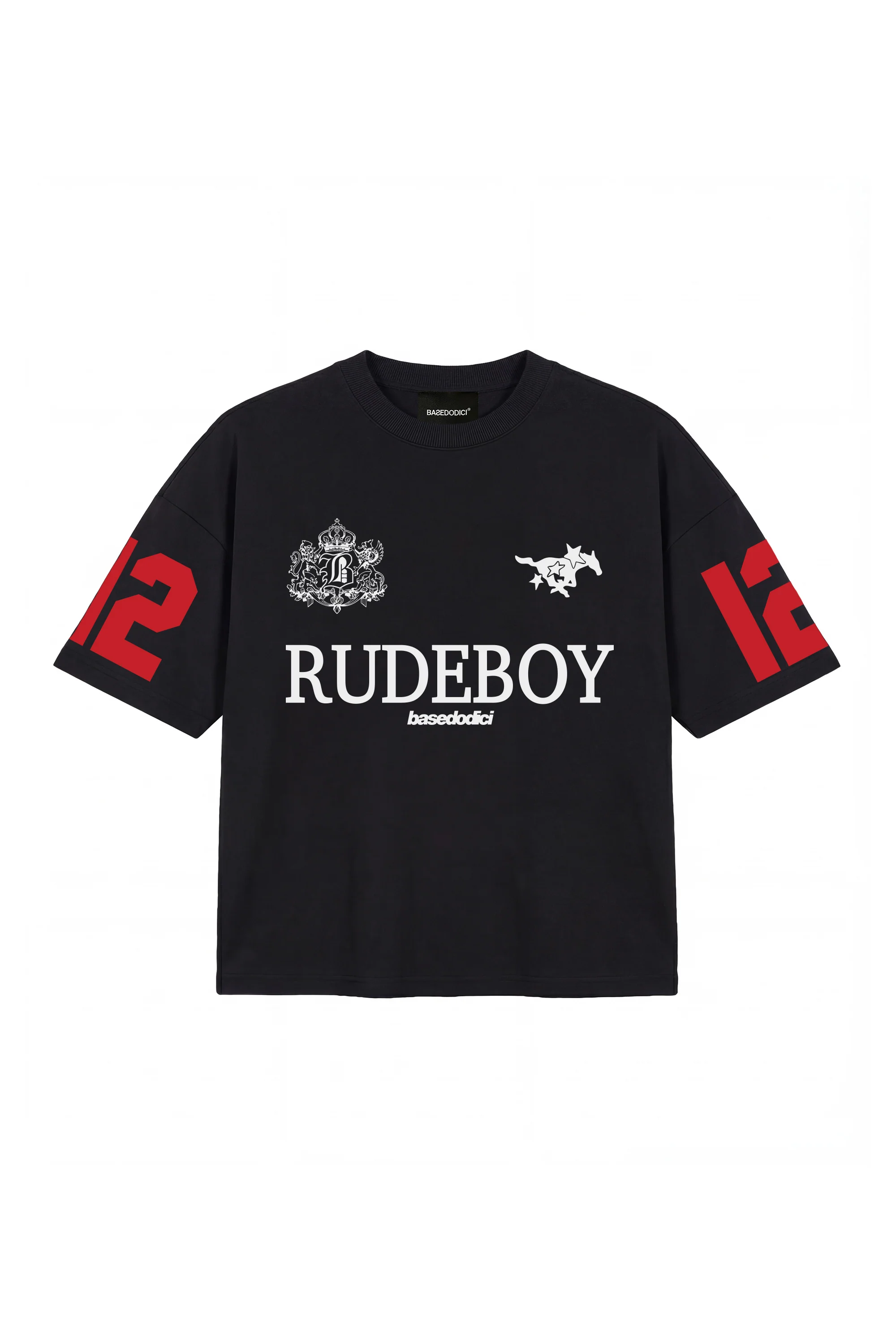 T-Shirt "RUDEBOY LDN" 12 Black - Image 2
