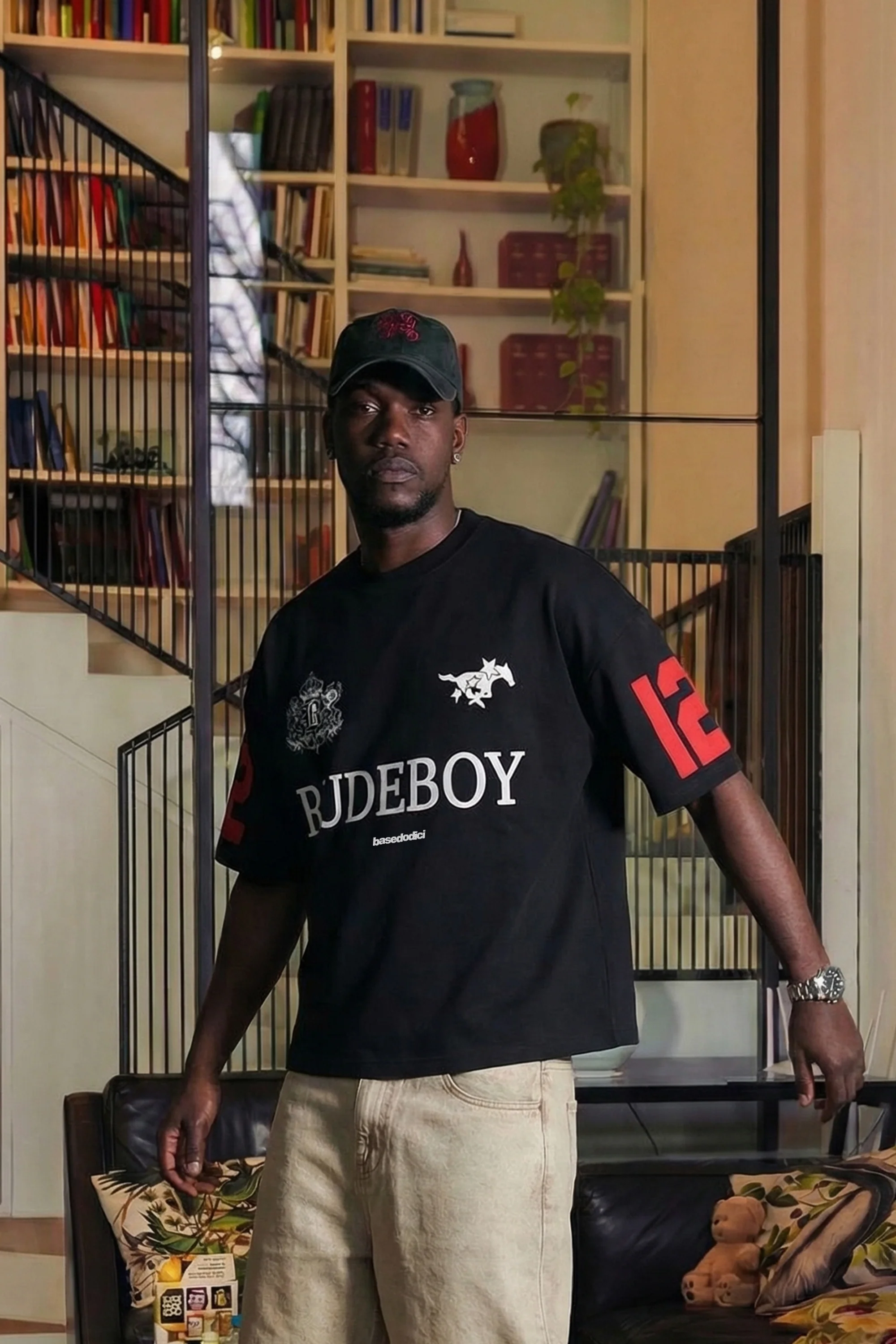 T-Shirt "RUDEBOY LDN" 12 Black - Image 4