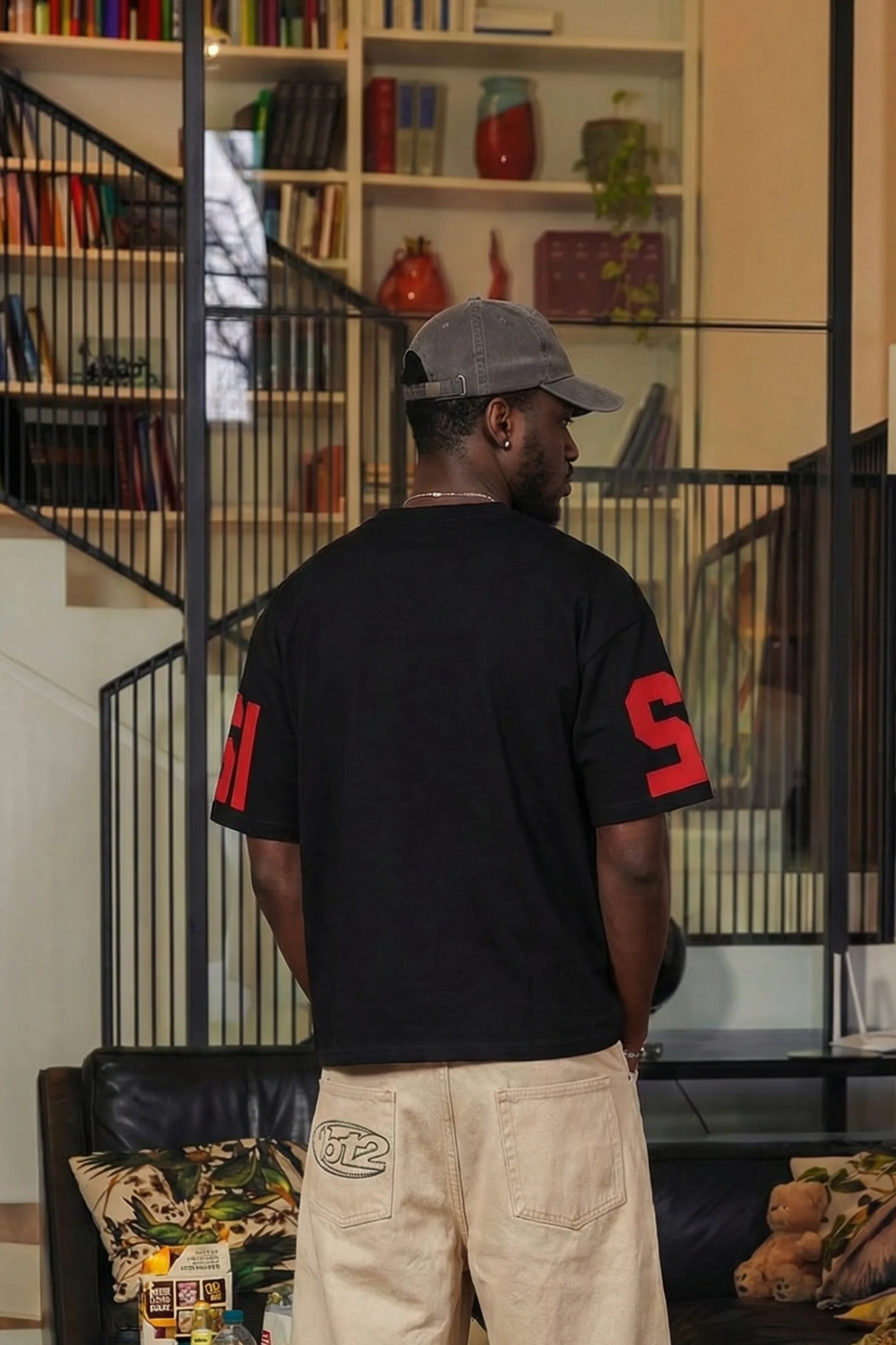 T-Shirt "RUDEBOY LDN" 12 Black - Image 5