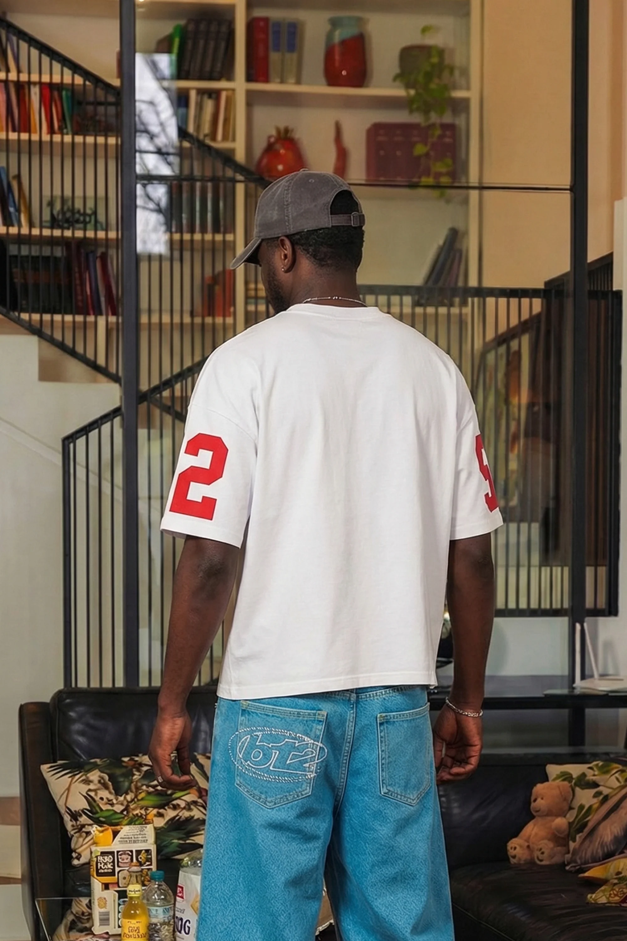 T-Shirt "RUDEBOY LDN" 12 White - Image 5