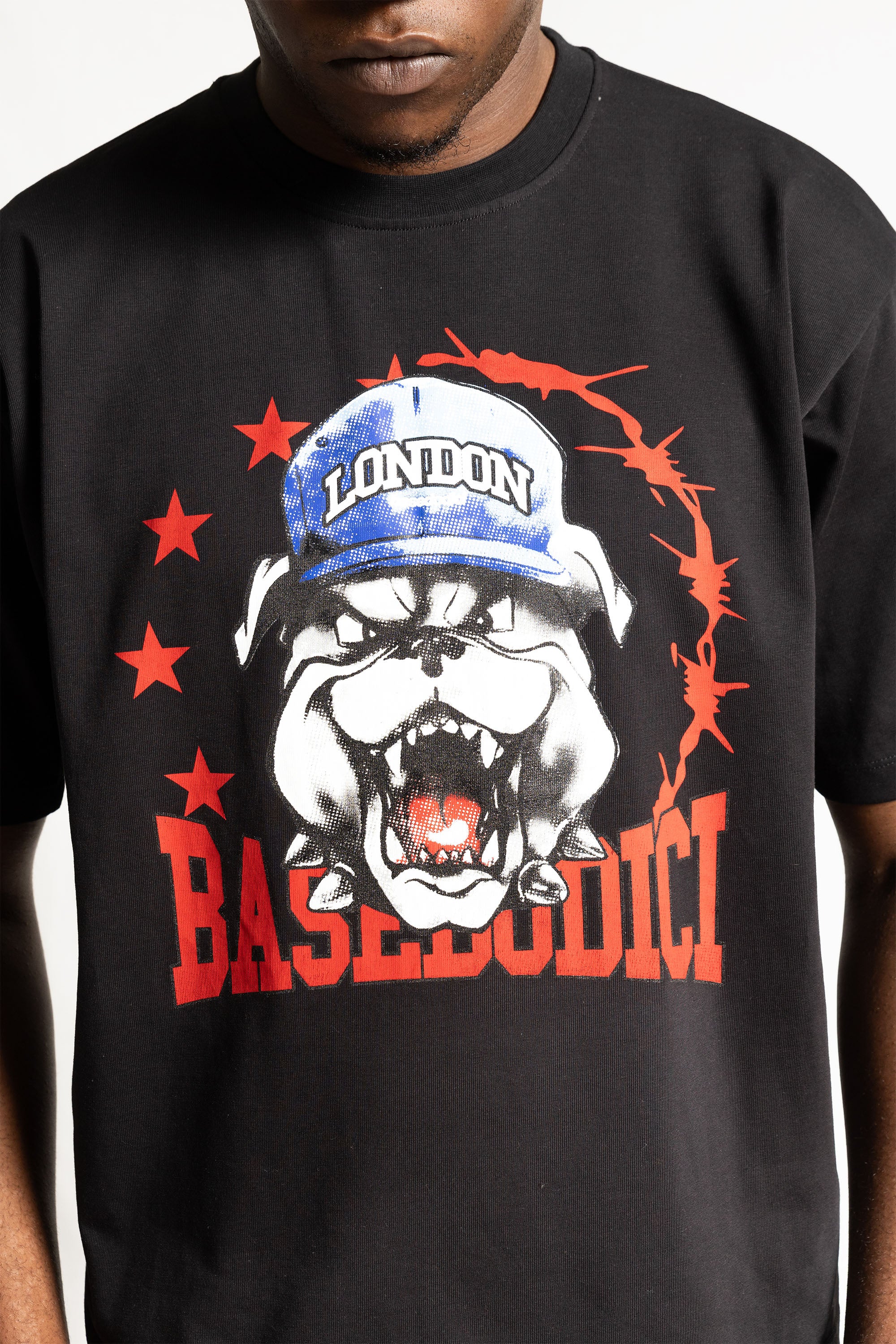 T-Shirt "RUDEBOY LDN" Bull Black - Image 3