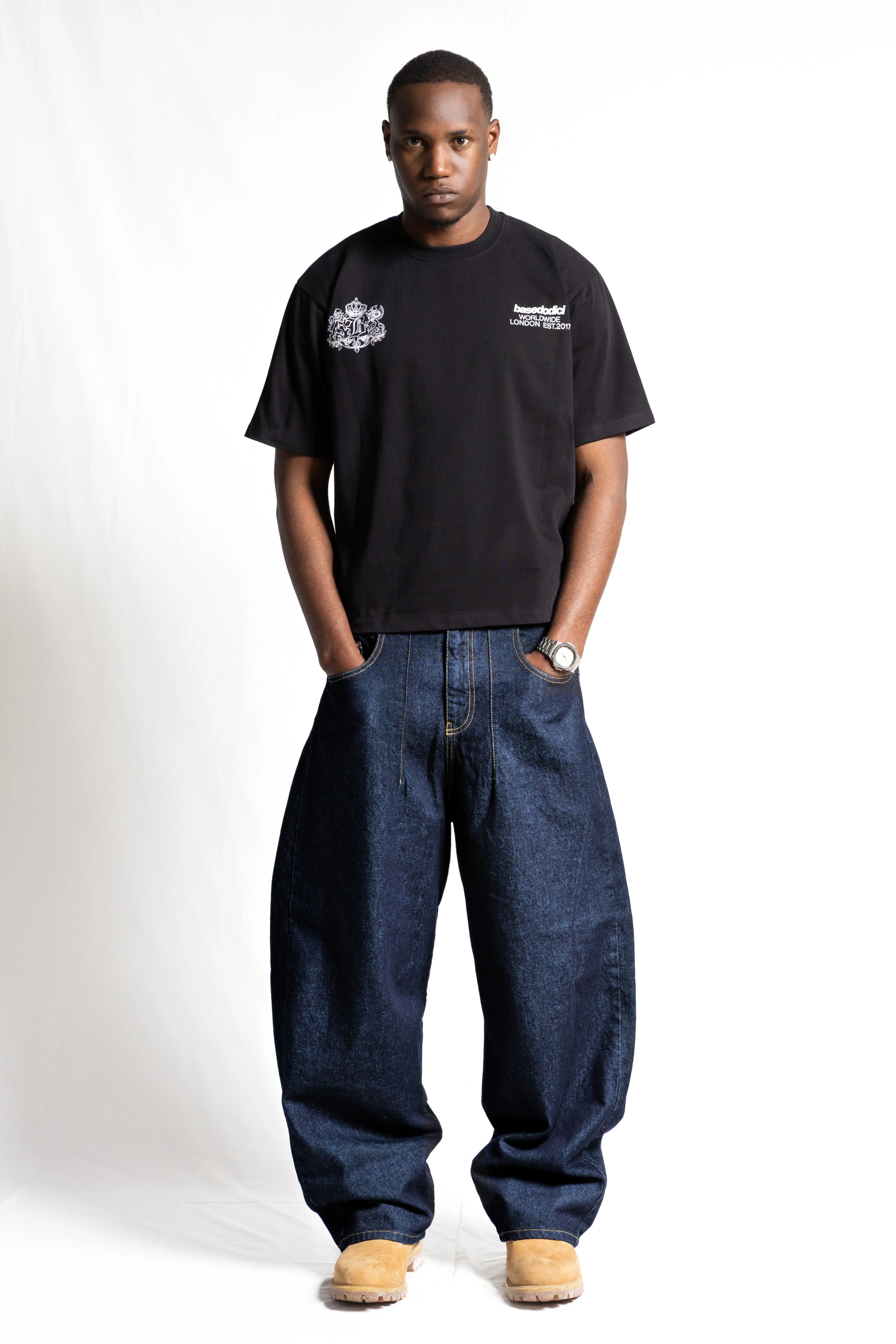 T-Shirt "RUDEBOY LDN" NotBought Black - Image 8