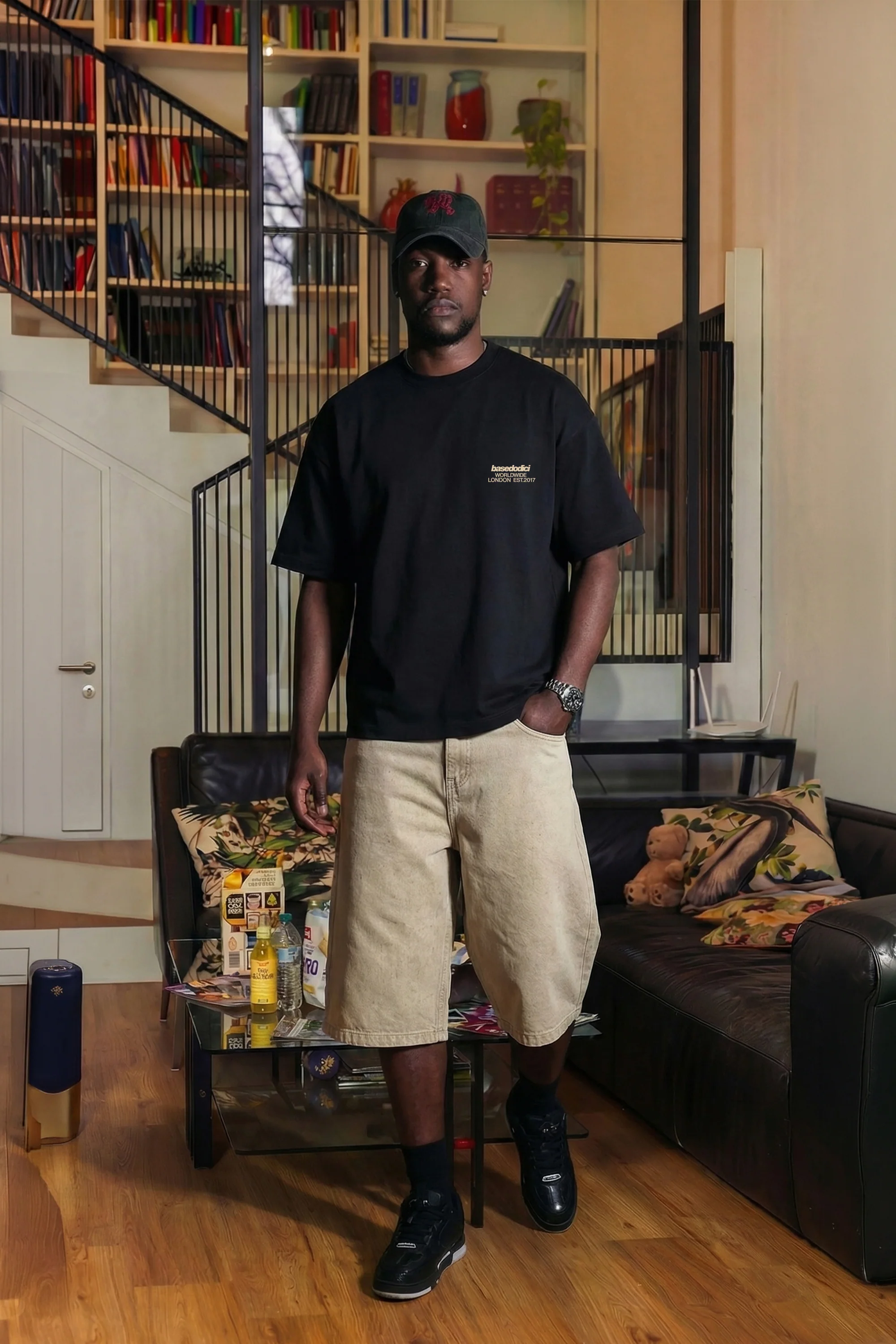 T-Shirt "RUDEBOY LDN" Rudeboy Black - Image 6