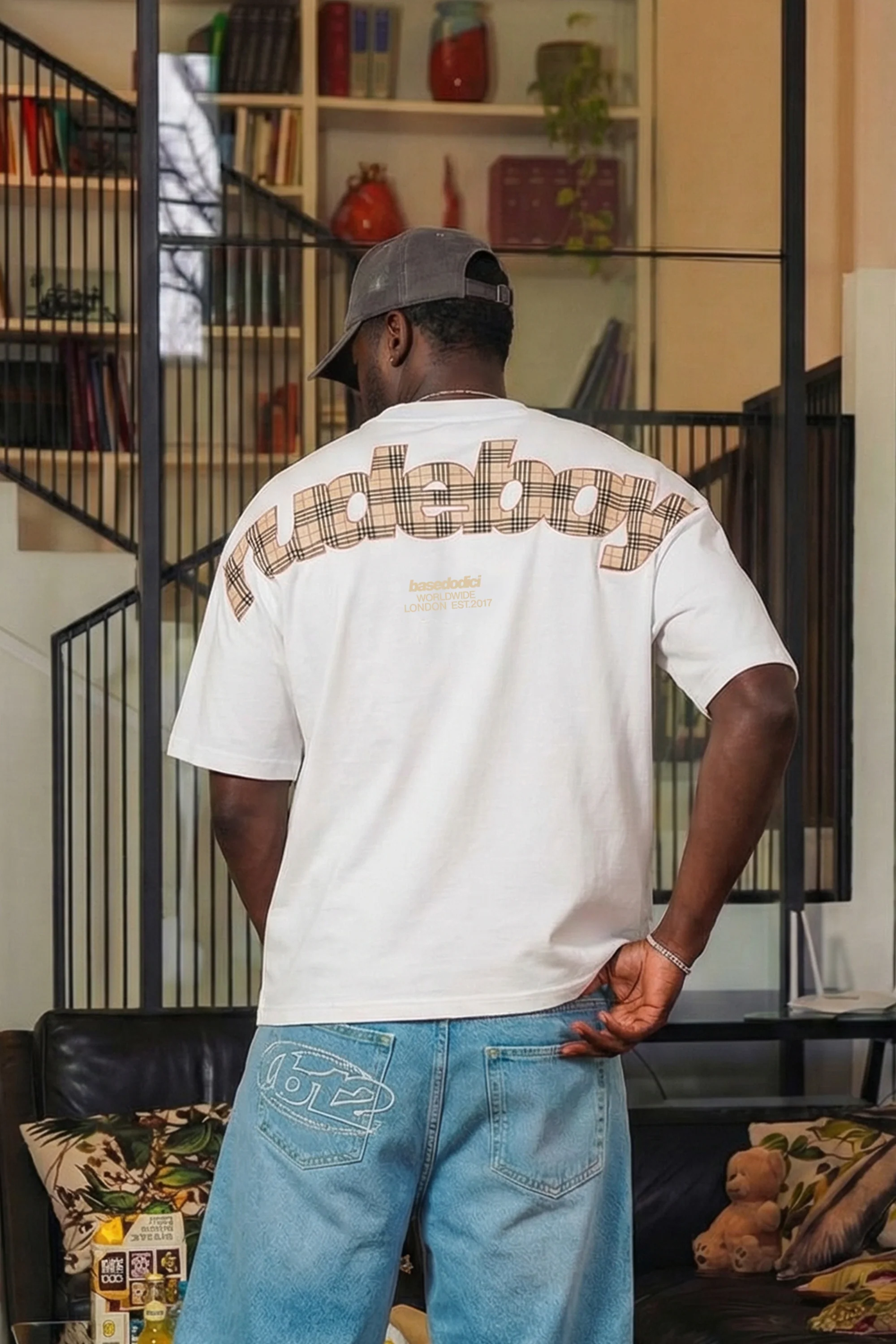 T-Shirt "RUDEBOY LDN" Rudeboy White