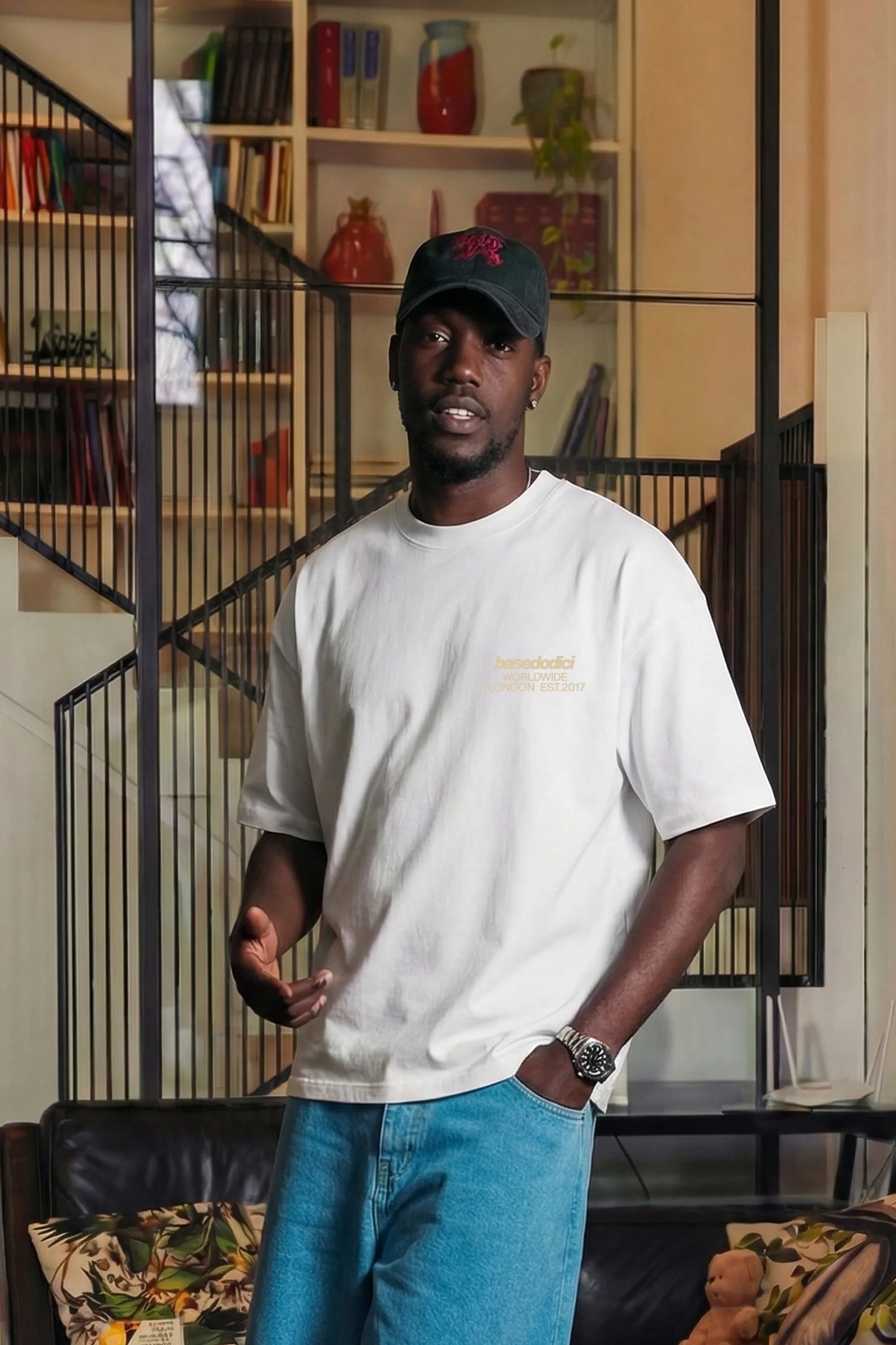 T-Shirt "RUDEBOY LDN" Rudeboy White - Image 3