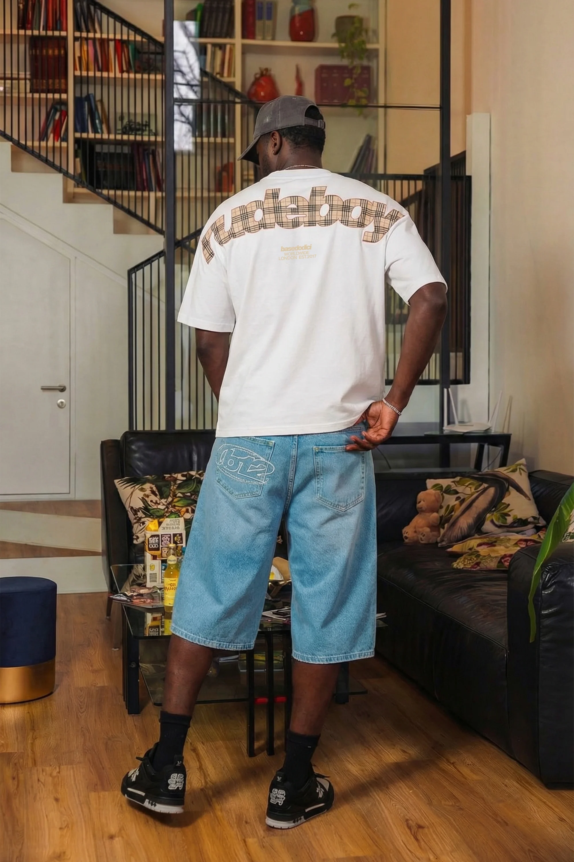 T-Shirt "RUDEBOY LDN" Rudeboy White - Image 5