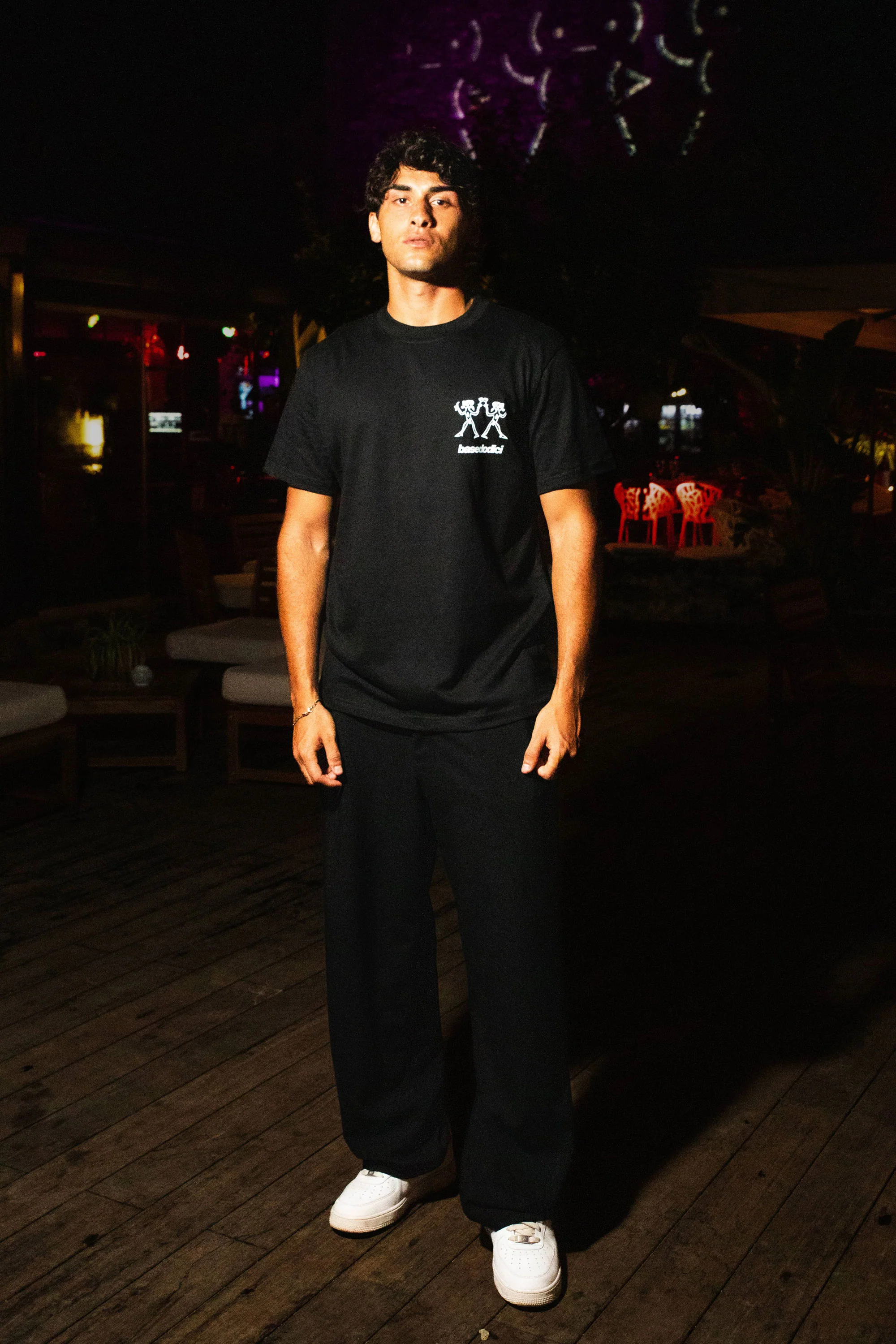 T-Shirt "TAVERNELLExBASEDODICI" Lifestyle Black - Image 4