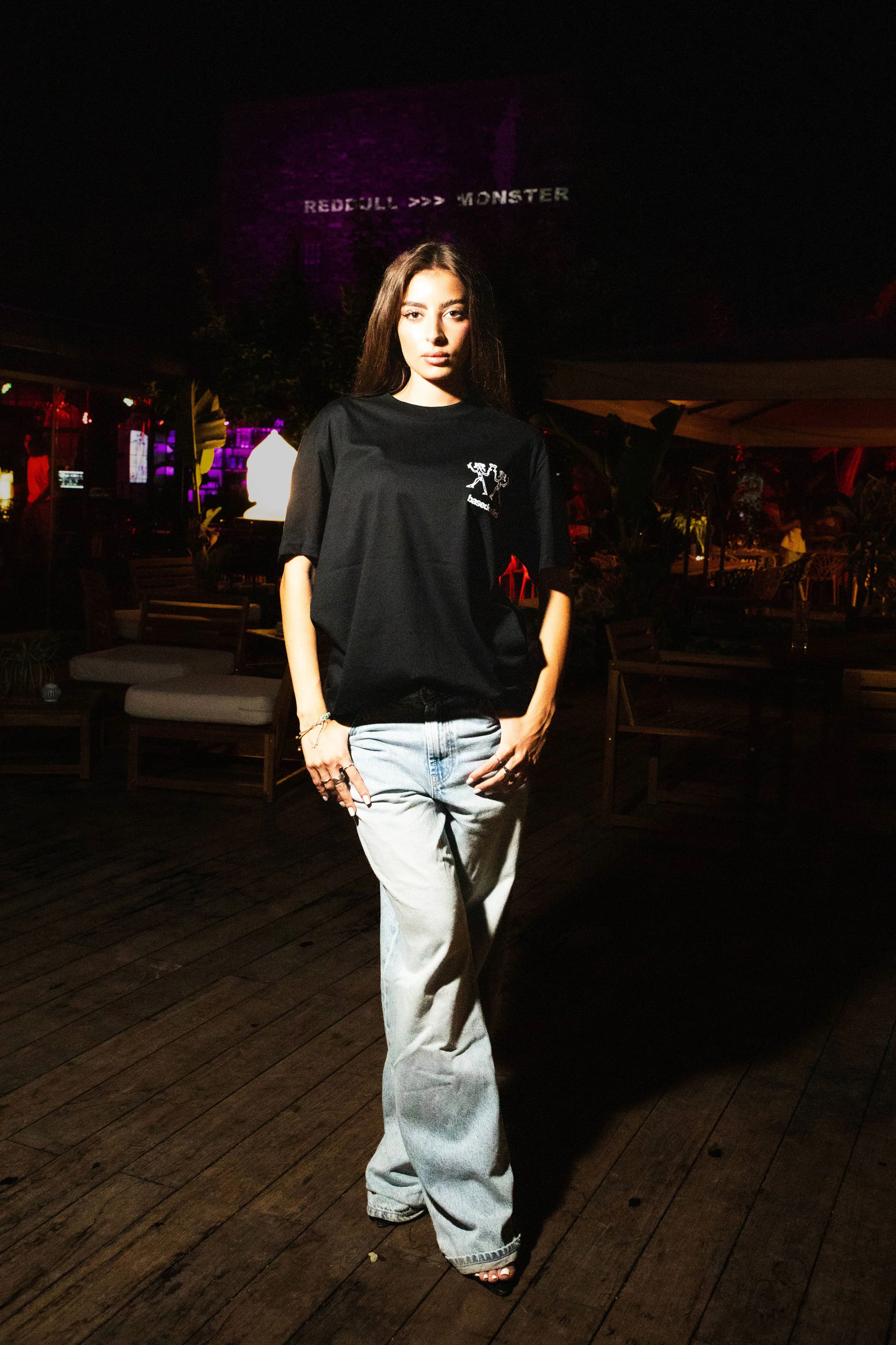 T-Shirt "TAVERNELLExBASEDODICI" Lifestyle Black - Image 5