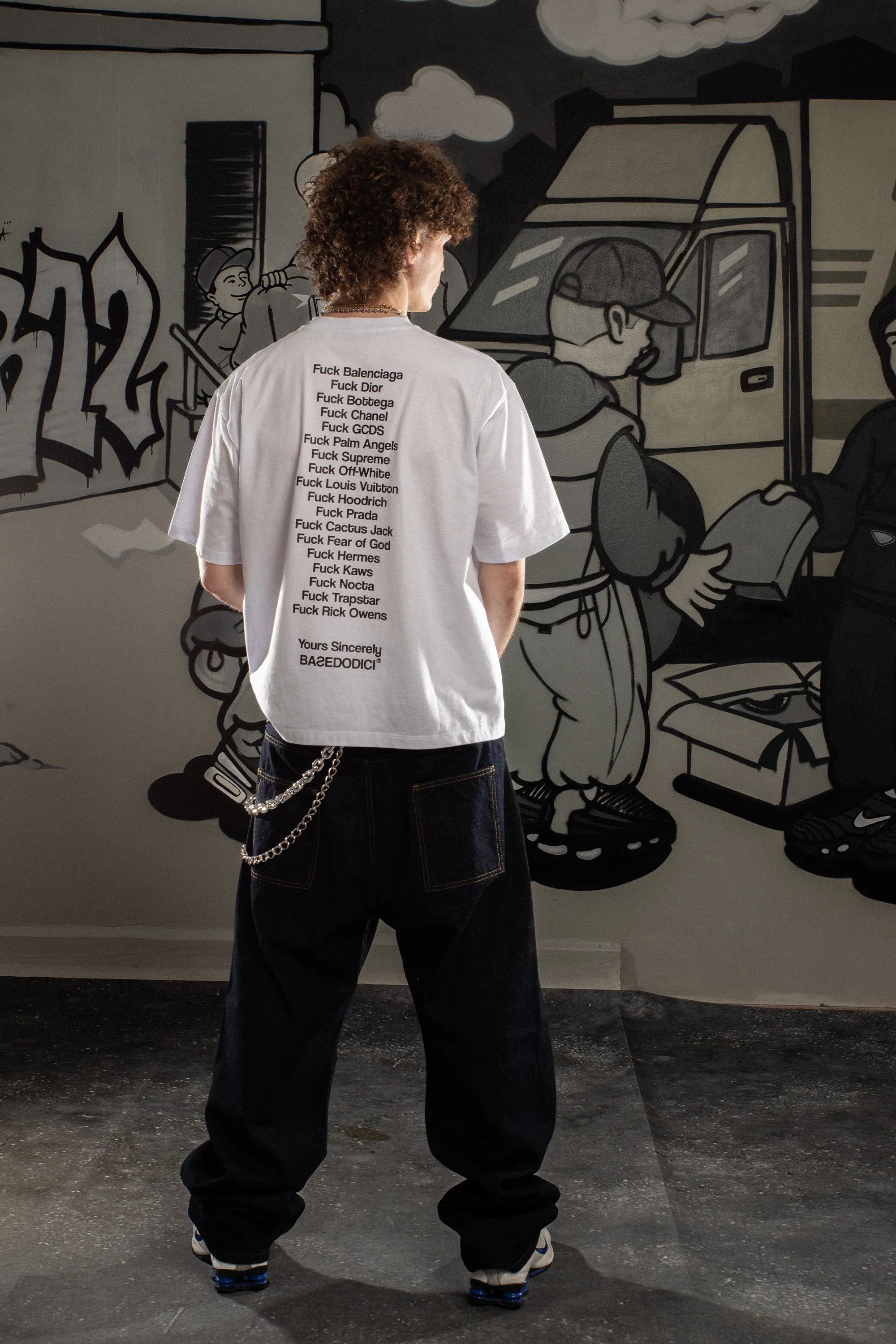 T-Shirt “THEICON” FCK White - Image 2