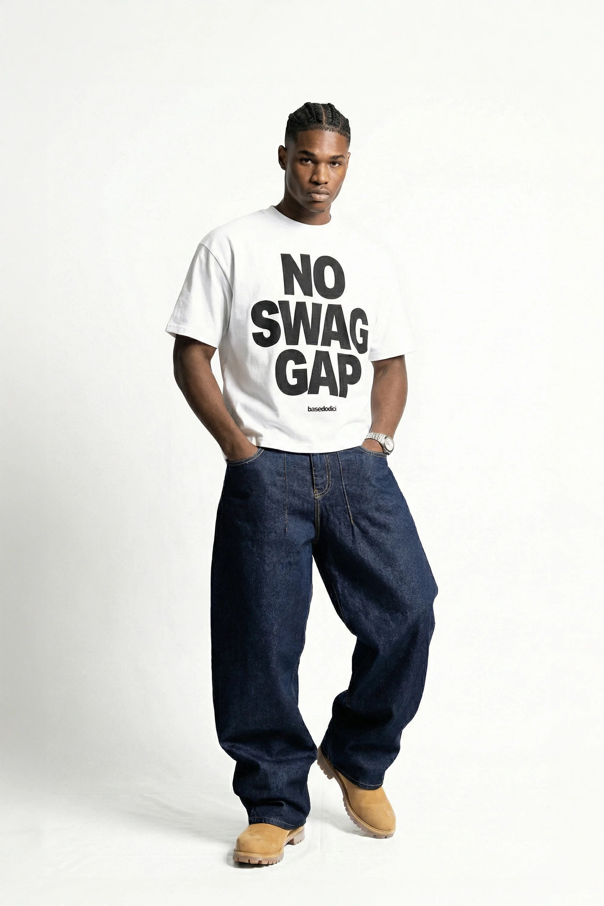 T-Shirt "VALENTINE" NoSwagGap White - Image 3