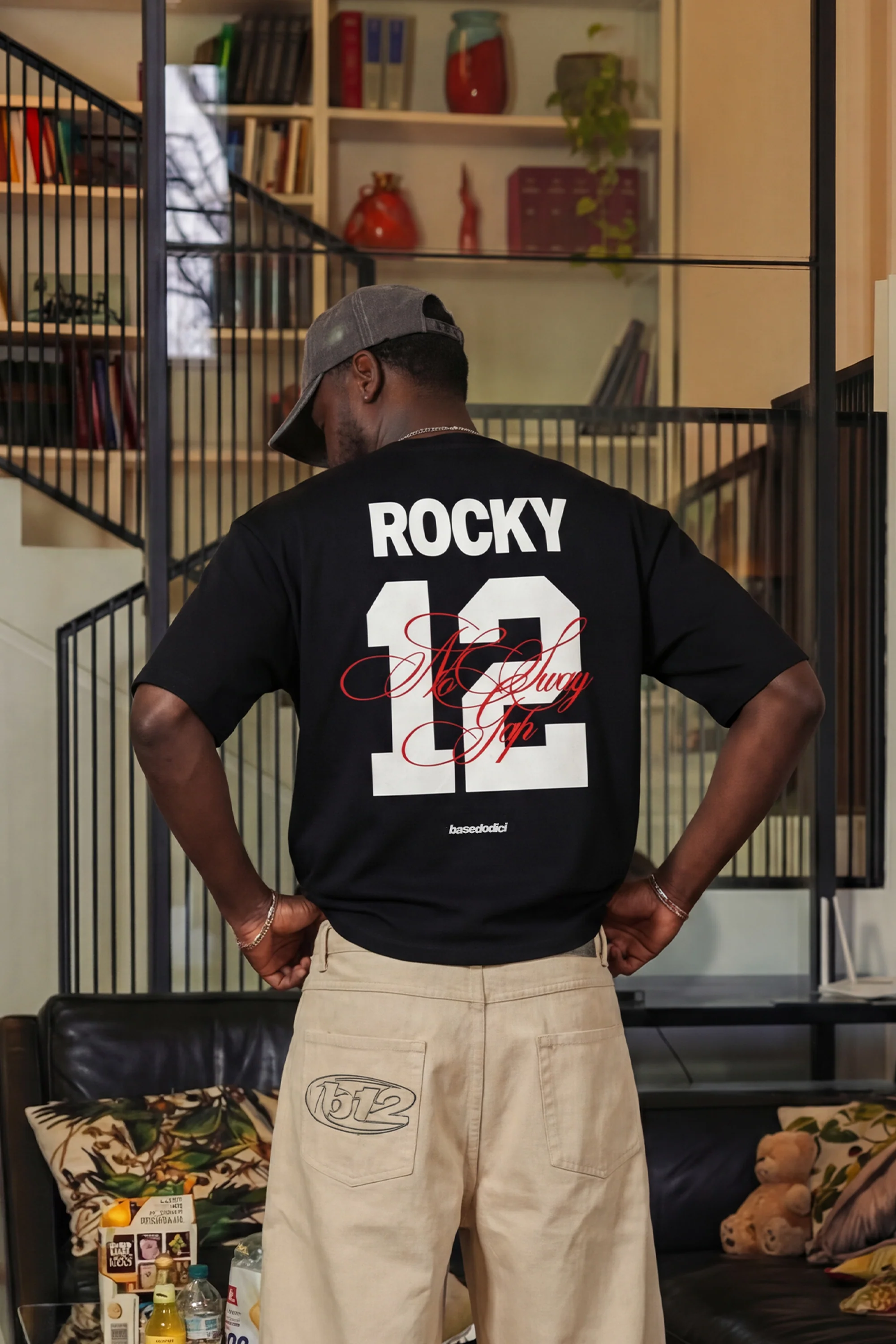 T-Shirt "VALENTINE" Rocky Black - Image 5