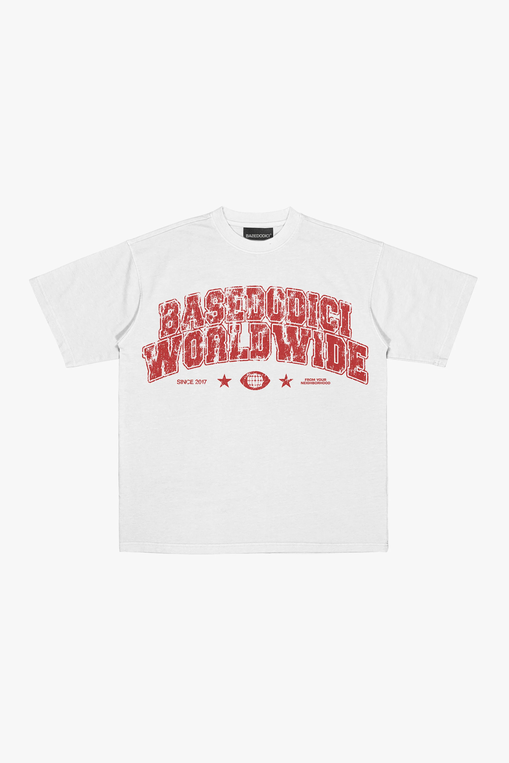 T-Shirt "WORLD TOUR" B12 Worldwide White