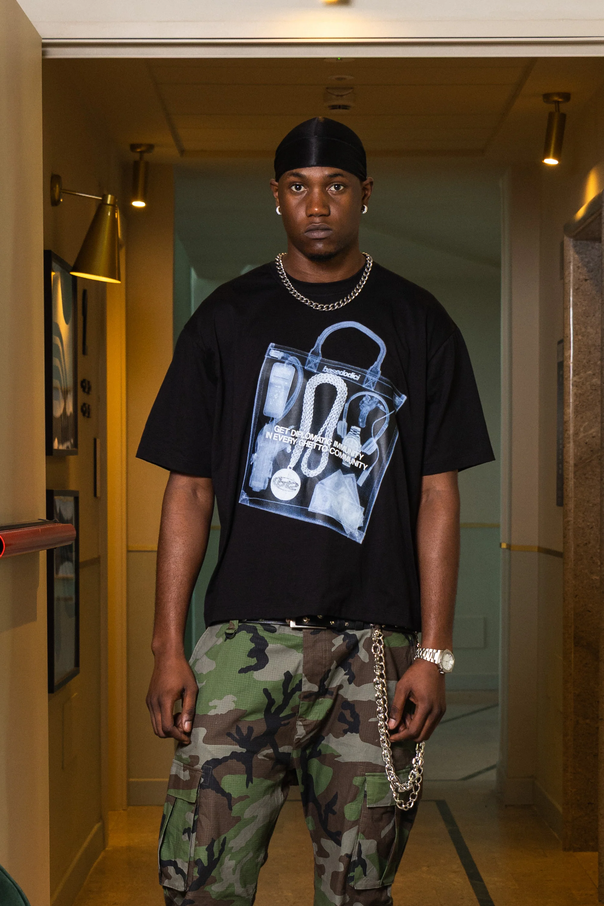 T-Shirt "WORLD TOUR" X-RAY Black - Image 2