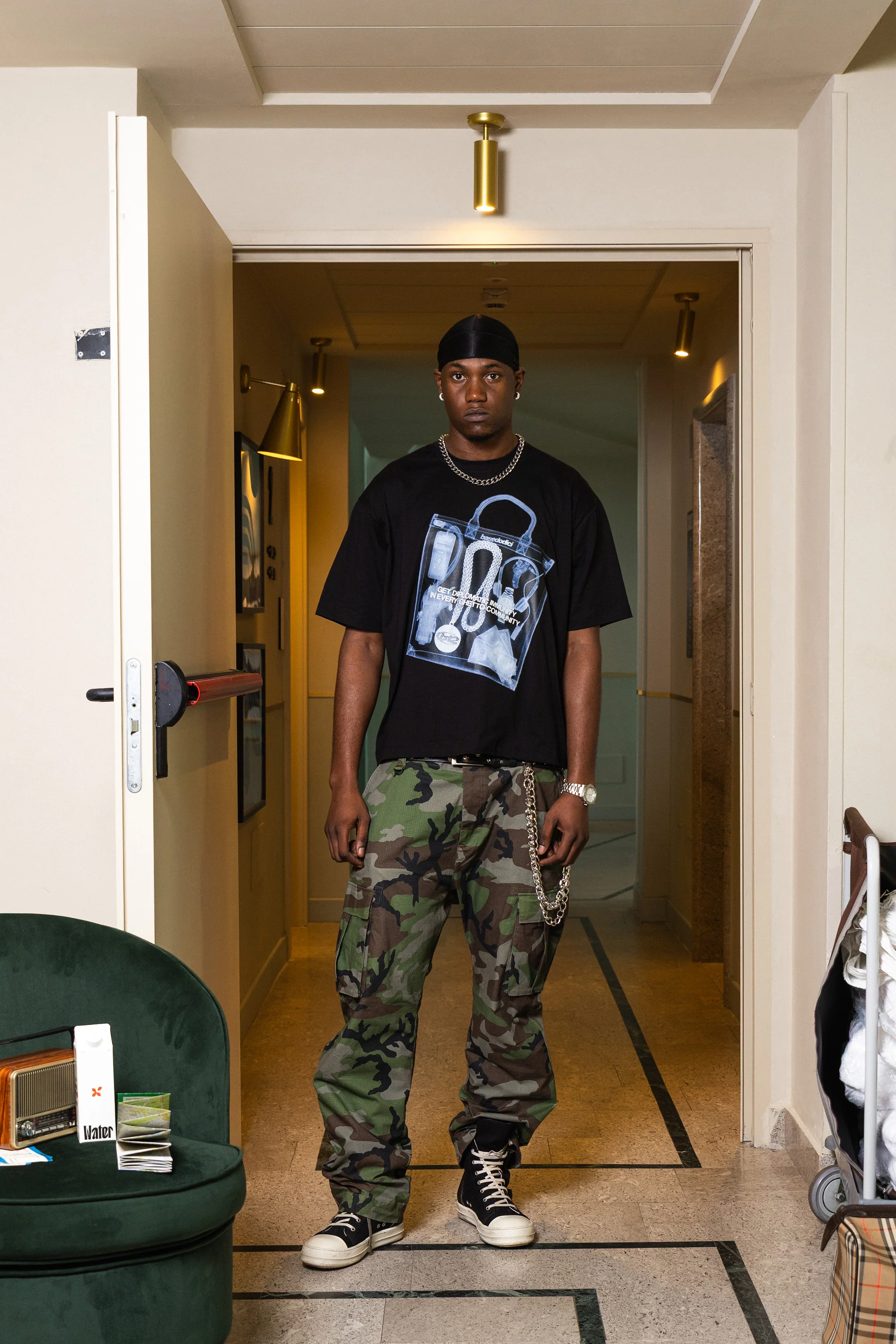 T-Shirt "WORLD TOUR" X-RAY Black - Image 3