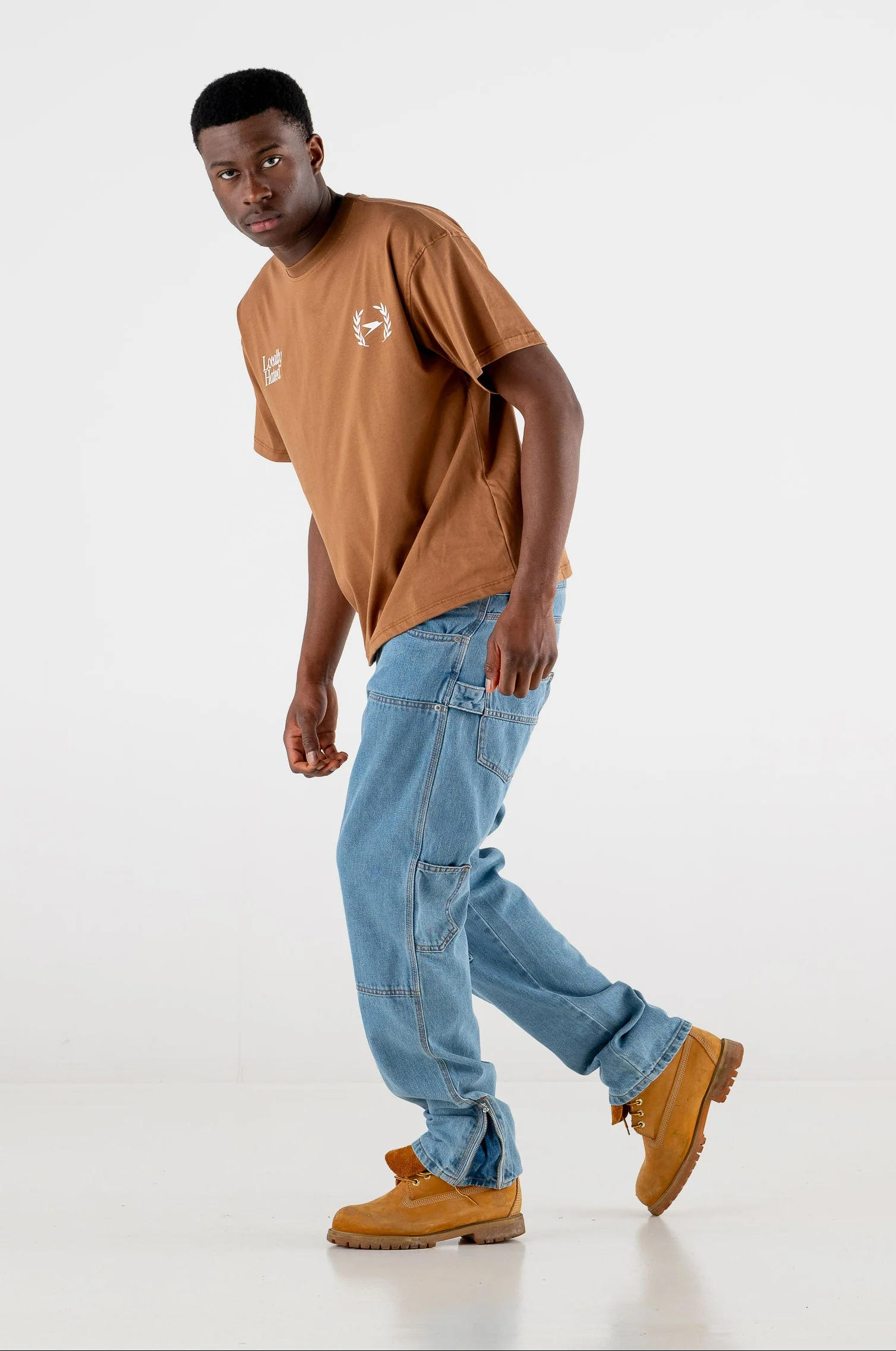 Work Denim Pants “RESORT” Light Blue - Image 8