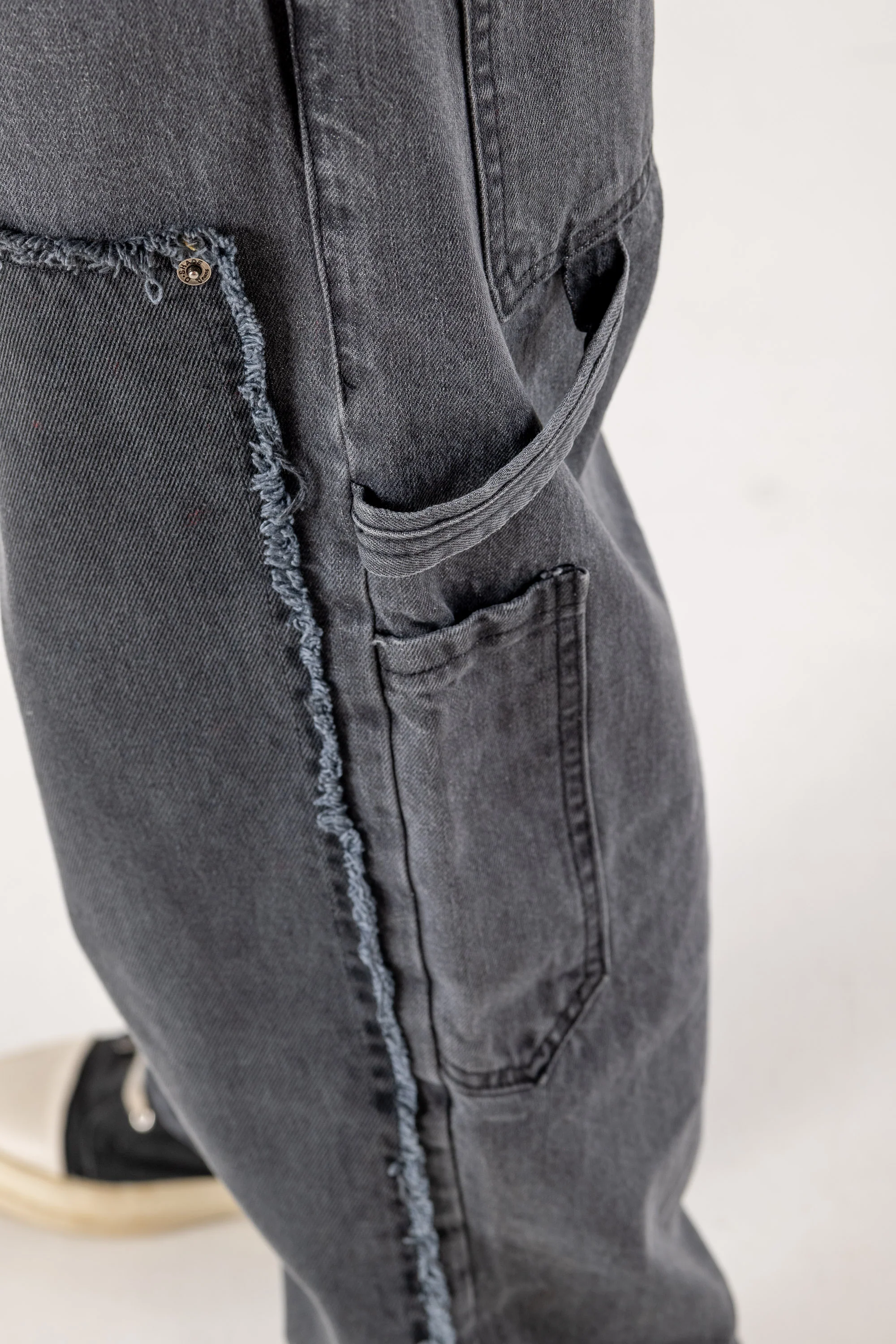 Double Knee Pants "RACING MADE" Distressed - Image 6
