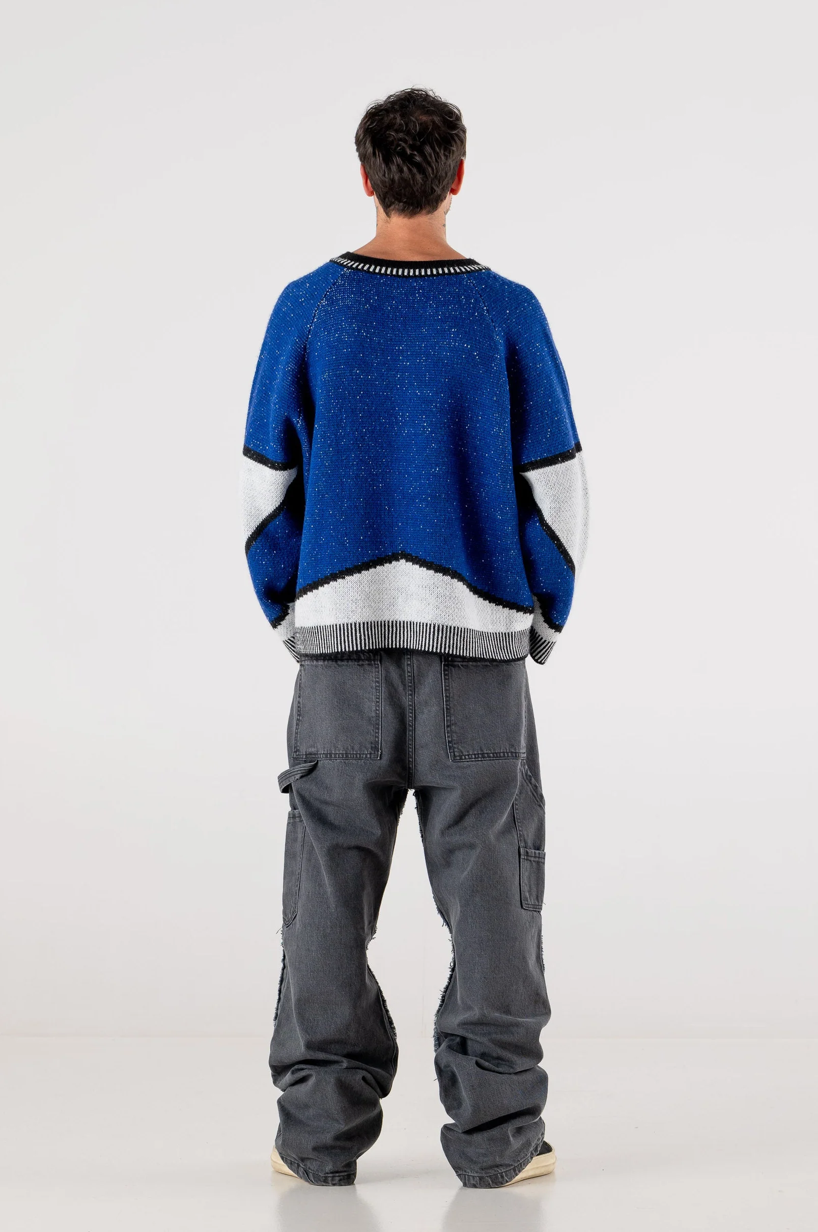 Double Knee Pants "RACING MADE" Distressed - Image 8