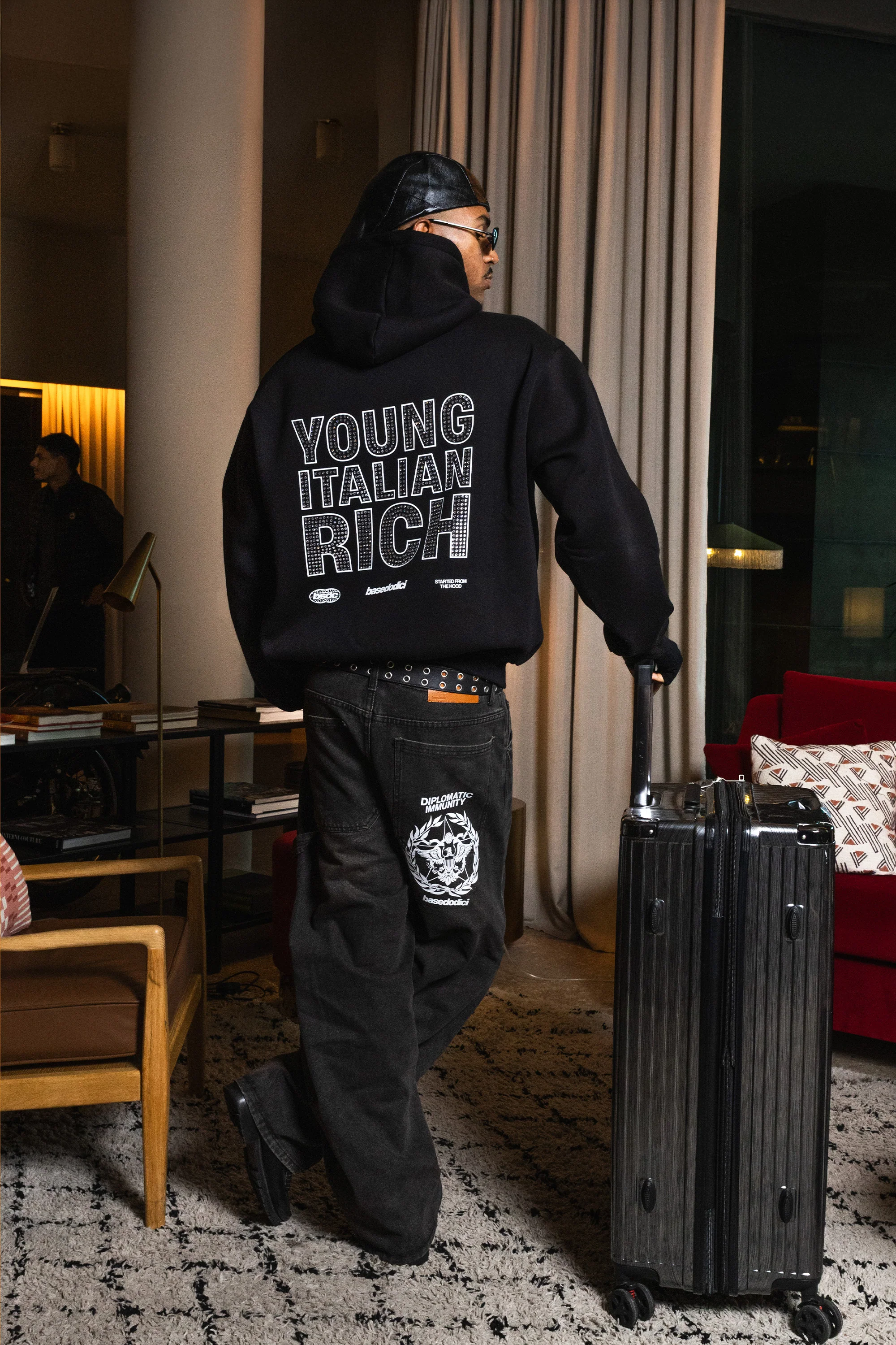Work Denim "WORLD TOUR" Diplomatic Black Raw - Image 5
