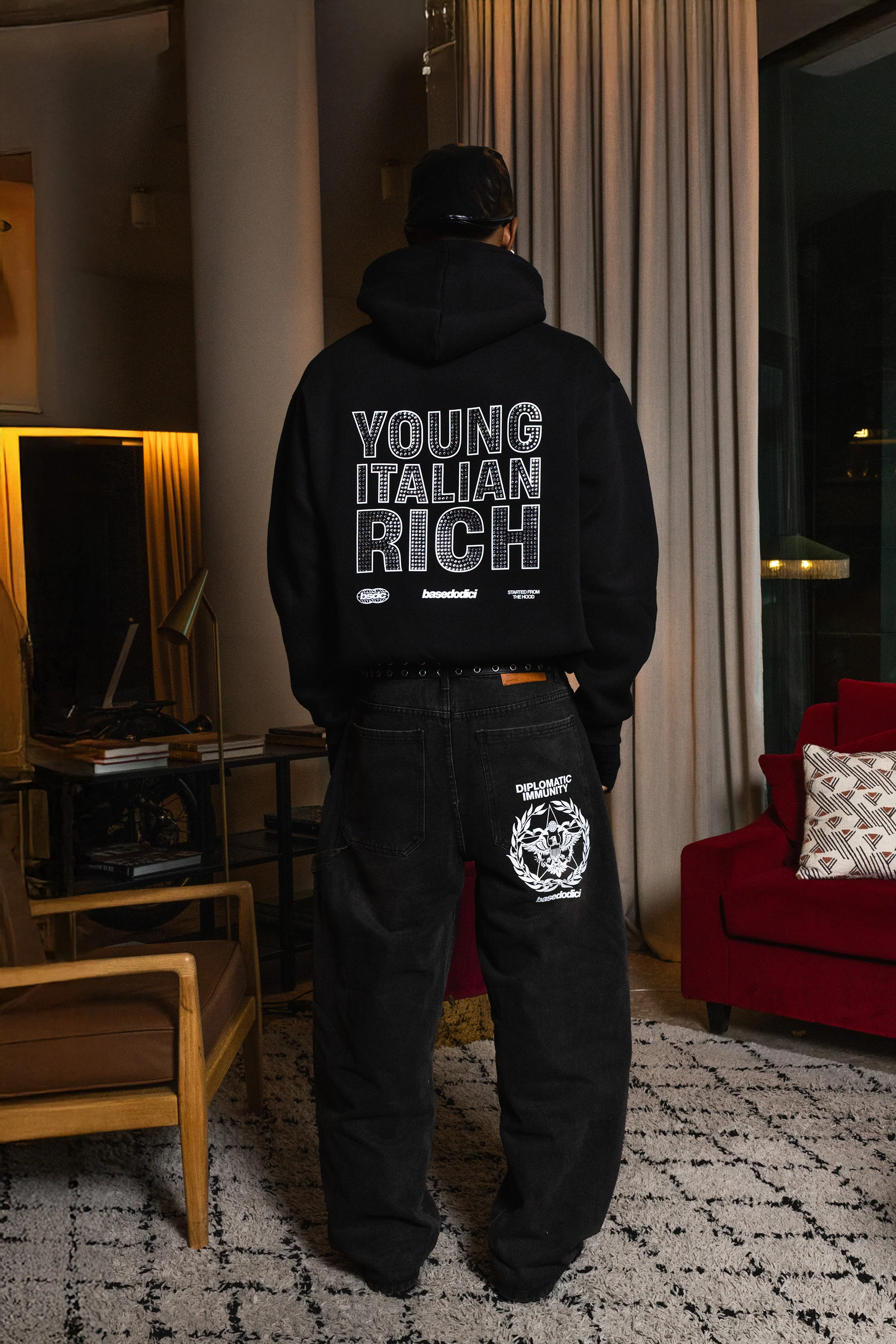 Work Denim "WORLD TOUR" Diplomatic Black Raw - Image 7