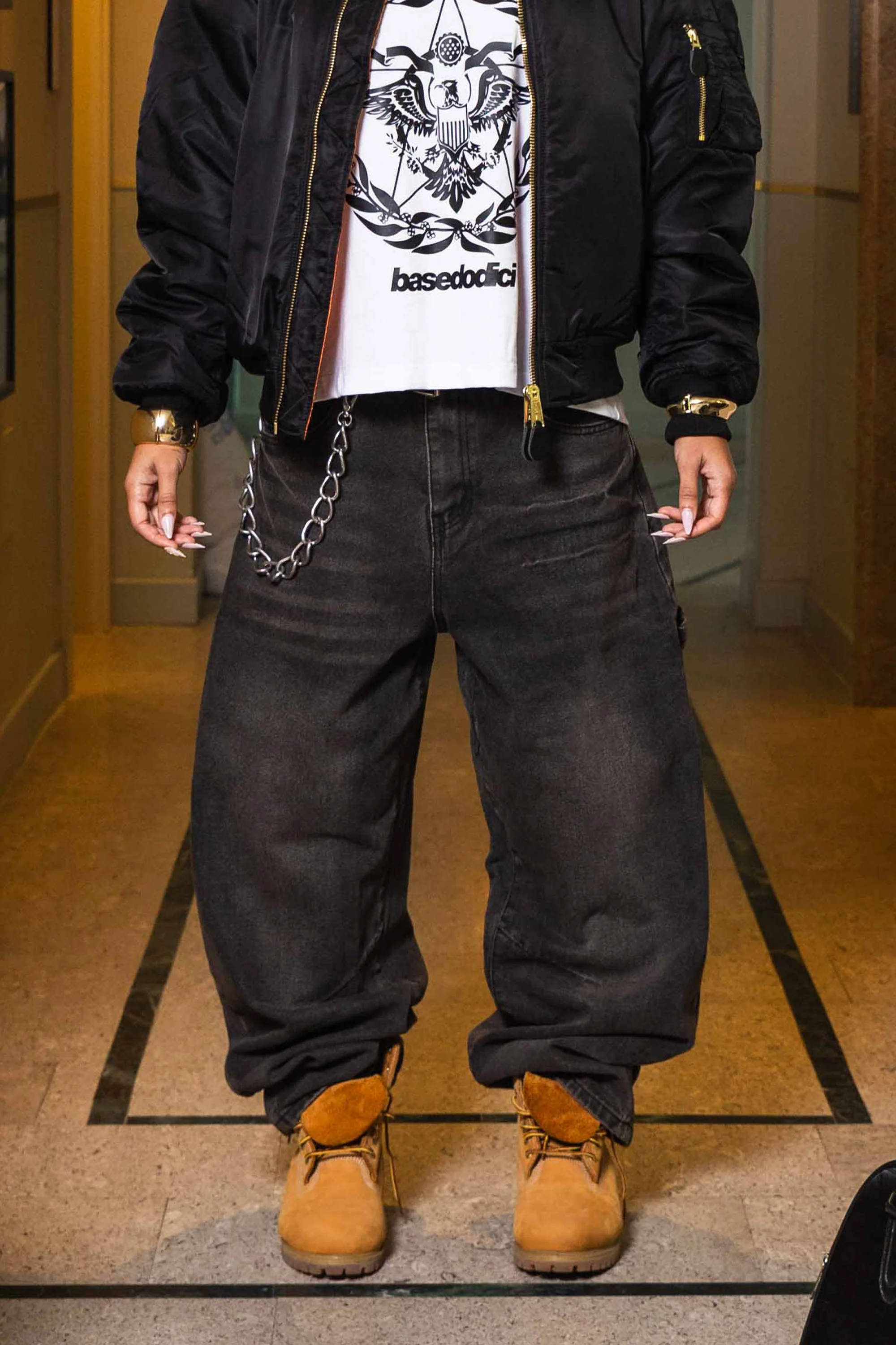 Work Denim "WORLD TOUR" Diplomatic Black Raw - Image 9