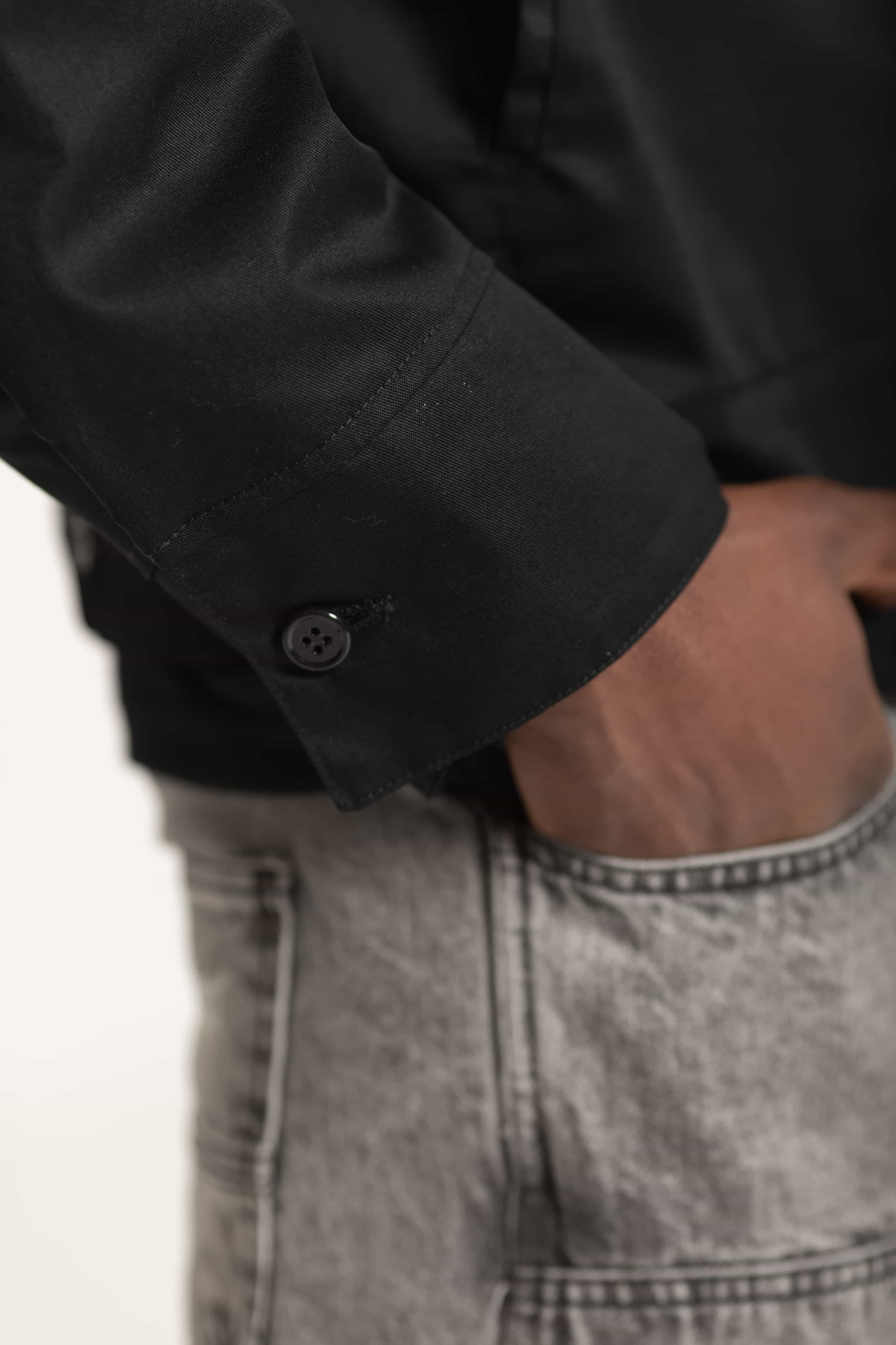 Work Jacket "FOMO" Black - Image 10
