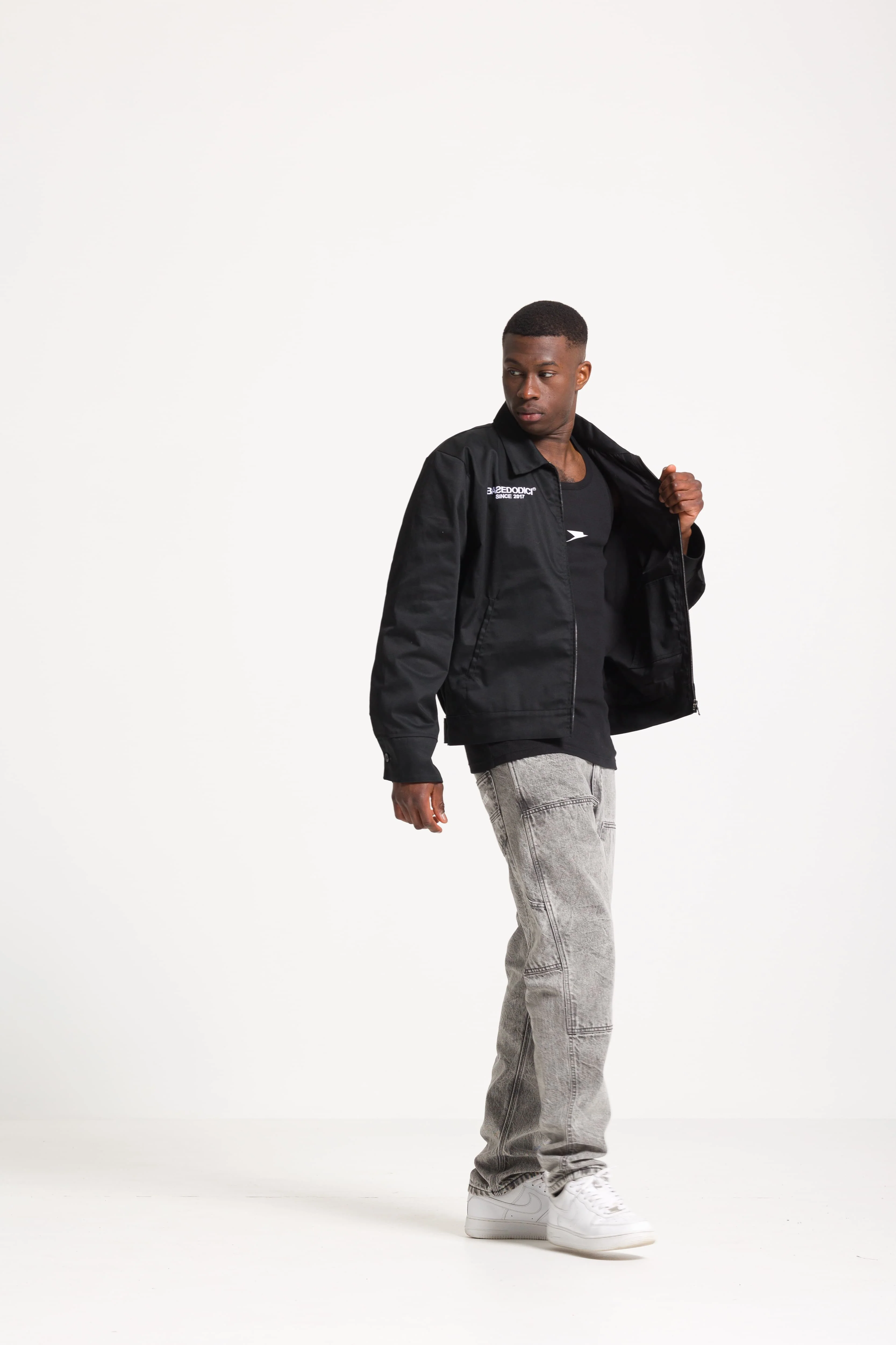 Work Jacket "FOMO" Black - Image 5