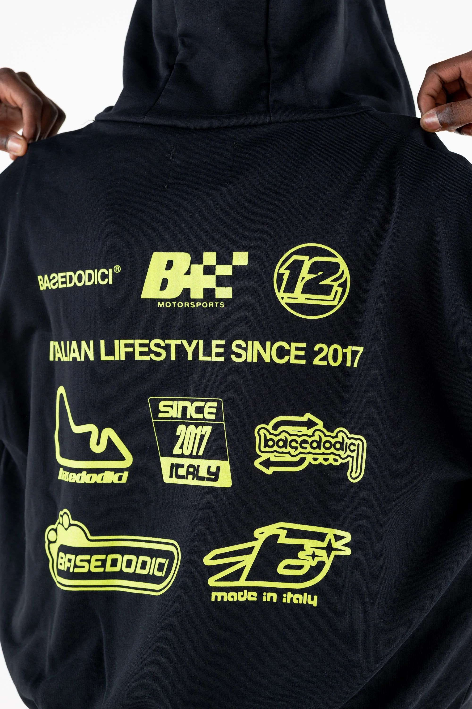 Full Zip “RESORT” Racing Black - Image 10
