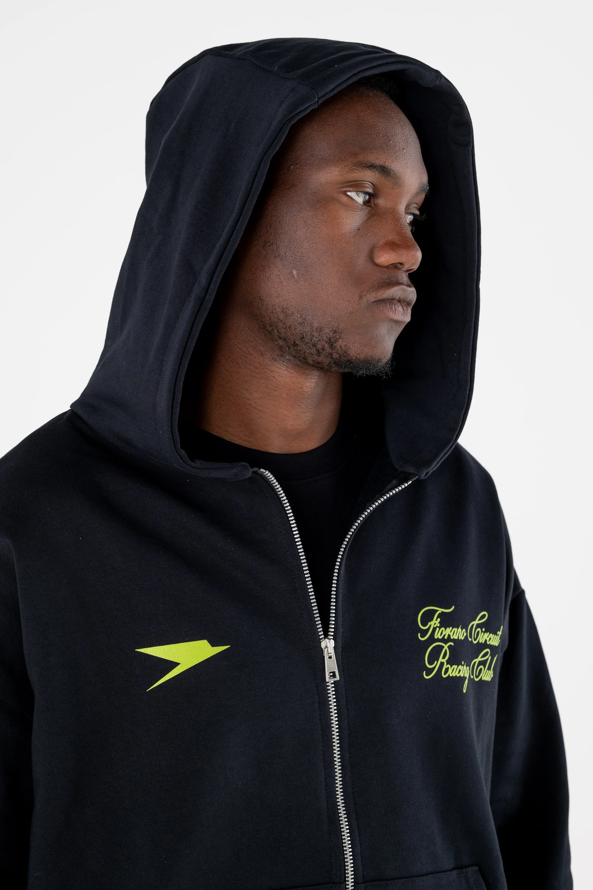 Full Zip “RESORT” Racing Black - Image 8