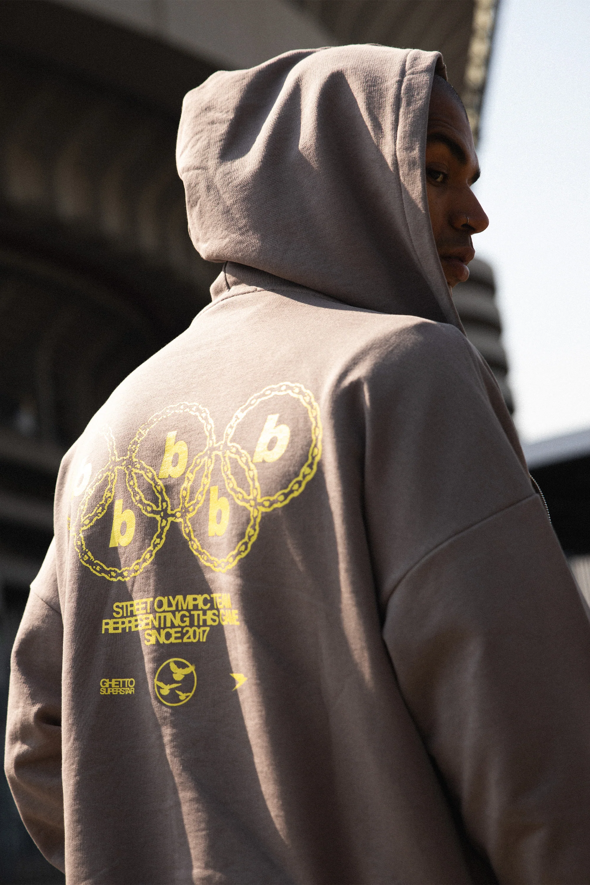 Zip Hoodie "CRUEL SEASON" Italiano Grey - Image 4