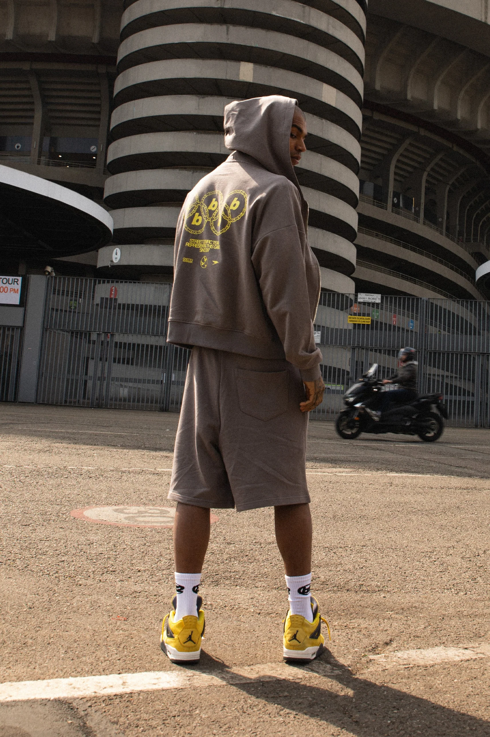 Zip Hoodie "CRUEL SEASON" Italiano Grey - Image 5